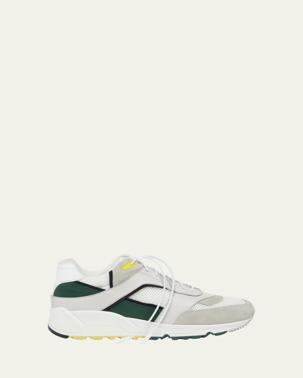 Saint Laurent Men's Bump Low-Top Leather Sneakers