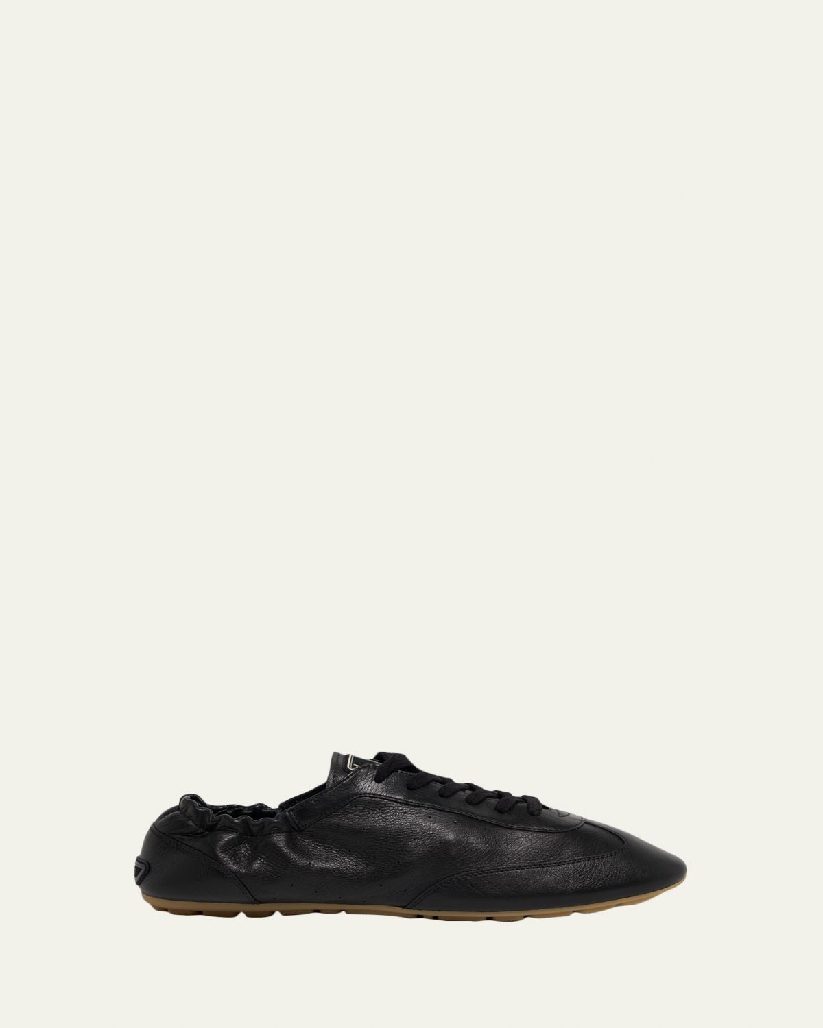 Saint Laurent Men's Lewis Grained Leather Sneakers
