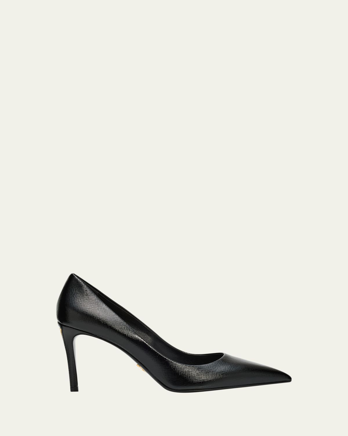 Prada 85mm Vernice Saffiano Leather Pumps