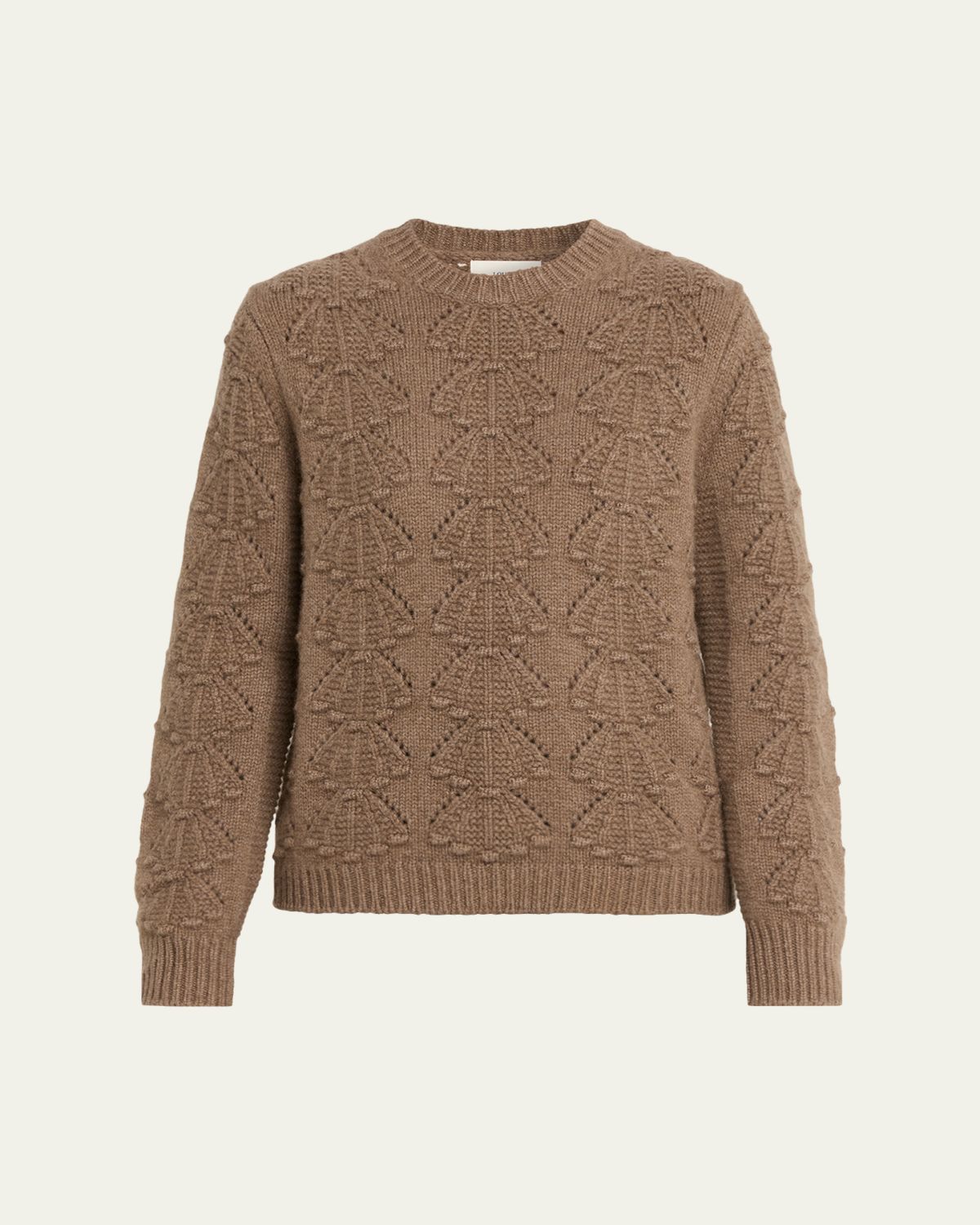 Loulou De Saison Clyde 3D Shell Knit Cashmere Sweater | Thumbnail 6 Loulou De Saison Clyde 3D Shell Knit Cashmere Sweater | Thumbnail 6