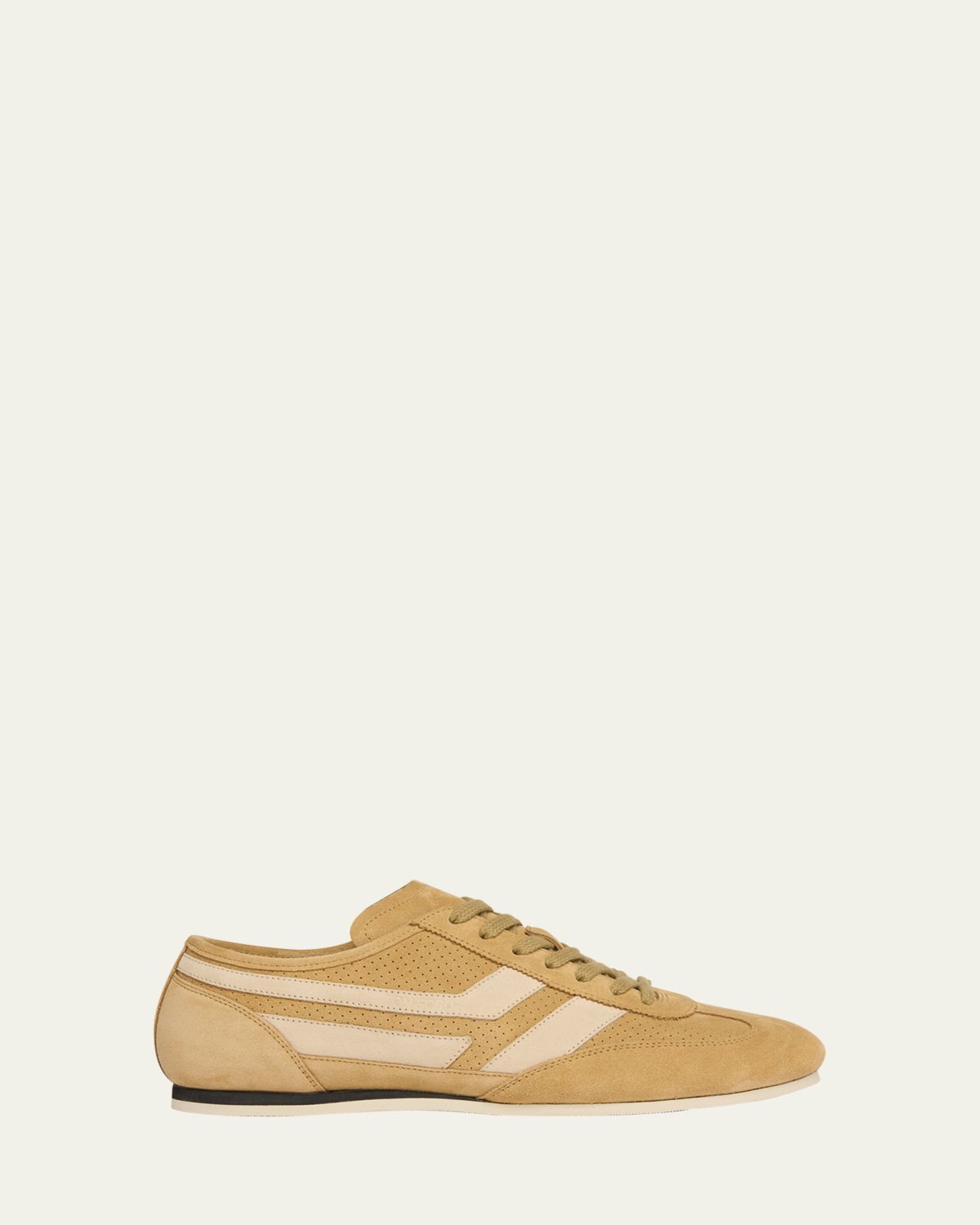 TOM FORD Men's Brook Suede Low-Top Sneakers | Thumbnail 6 TOM FORD Men's Brook Suede Low-Top Sneakers | Thumbnail 6