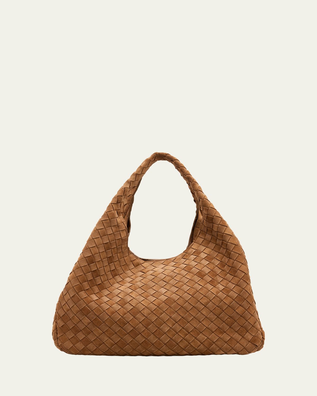 Bottega Veneta Campana Large Suede Shoulder Bag