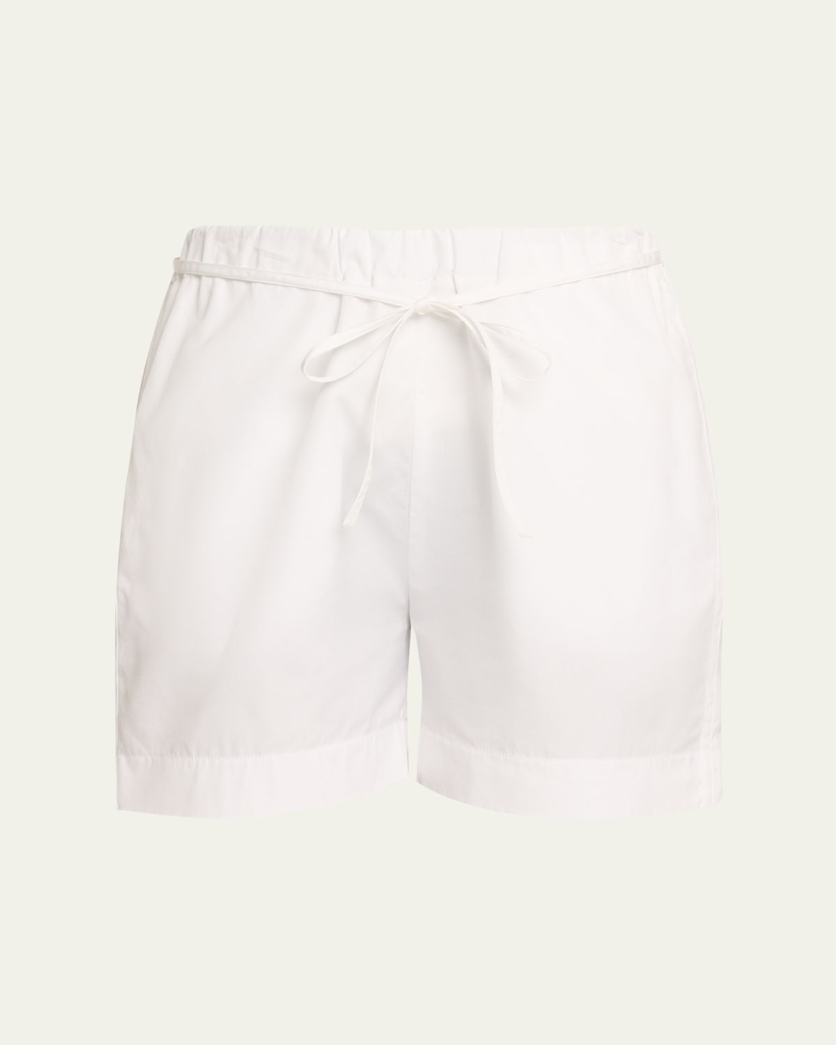 Loulou De Saison Malone Cotton Drawstring Shorts