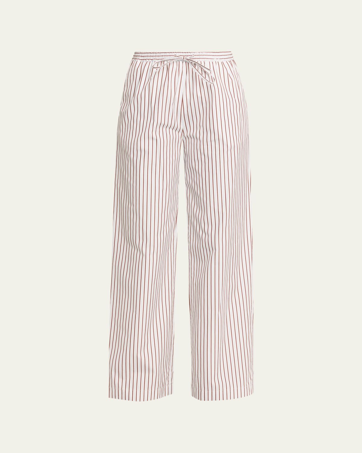 Loulou De Saison Cisco Striped Straight-Leg Pants