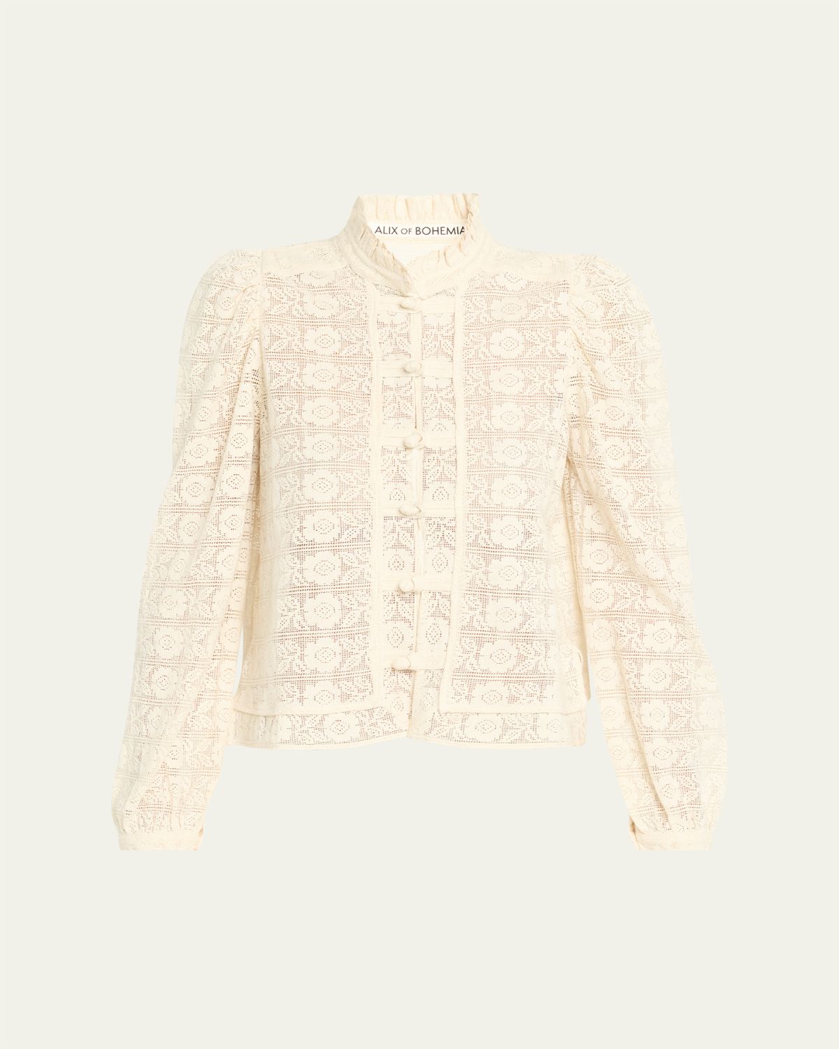 Alix of Bohemia Artemis Long-Sleeve Lace Blouse