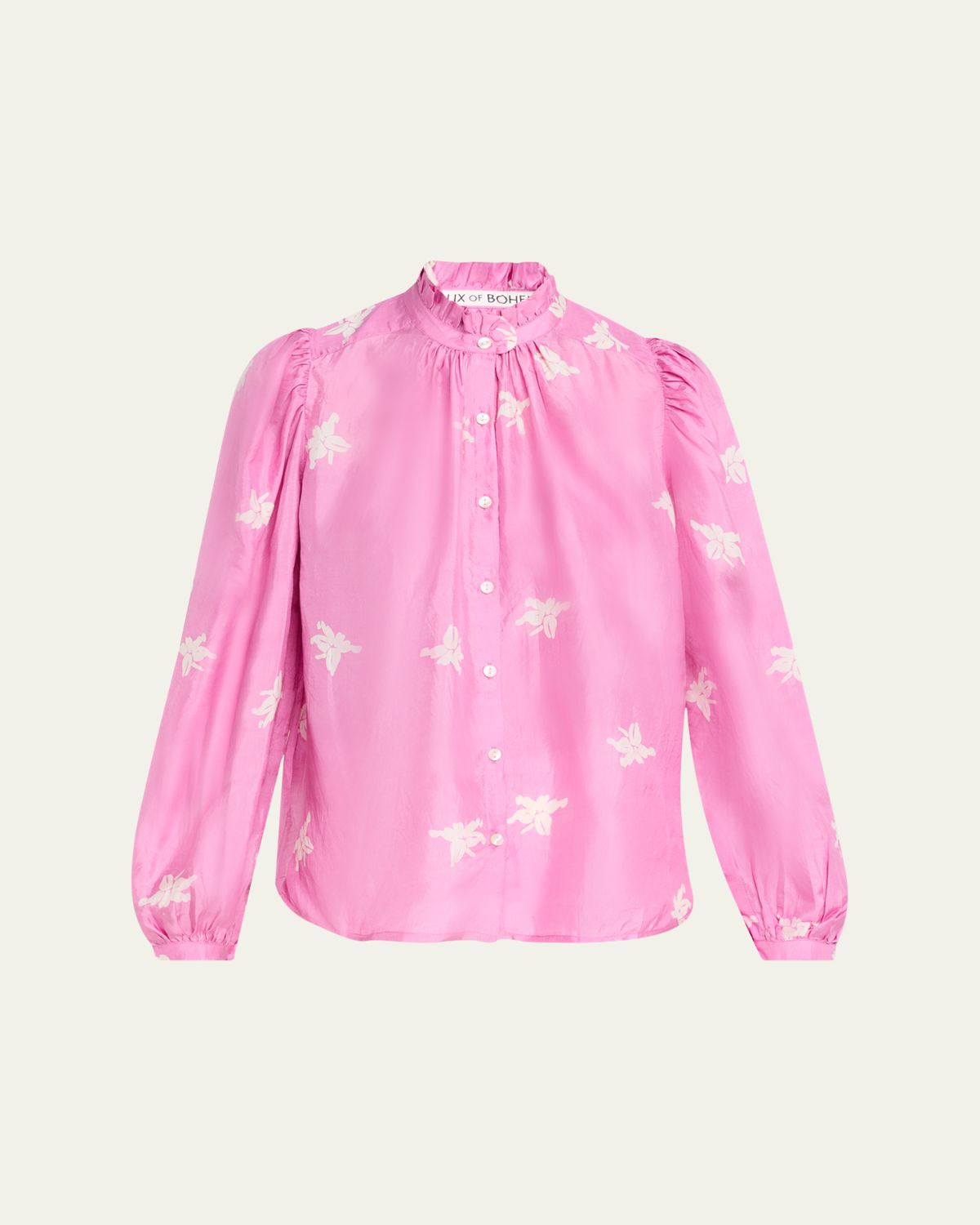 Alix of Bohemia Annabel Silk Jasmine Print Blouse