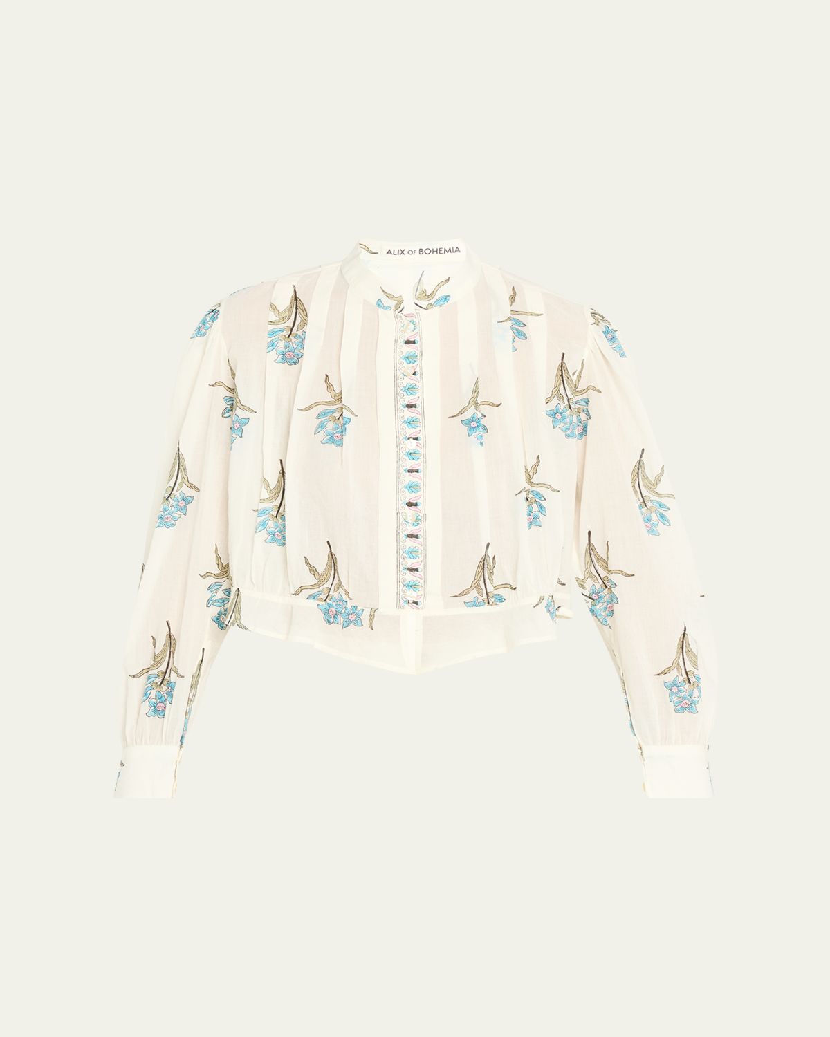 Alix of Bohemia Ryland Cropped Floral Blouse