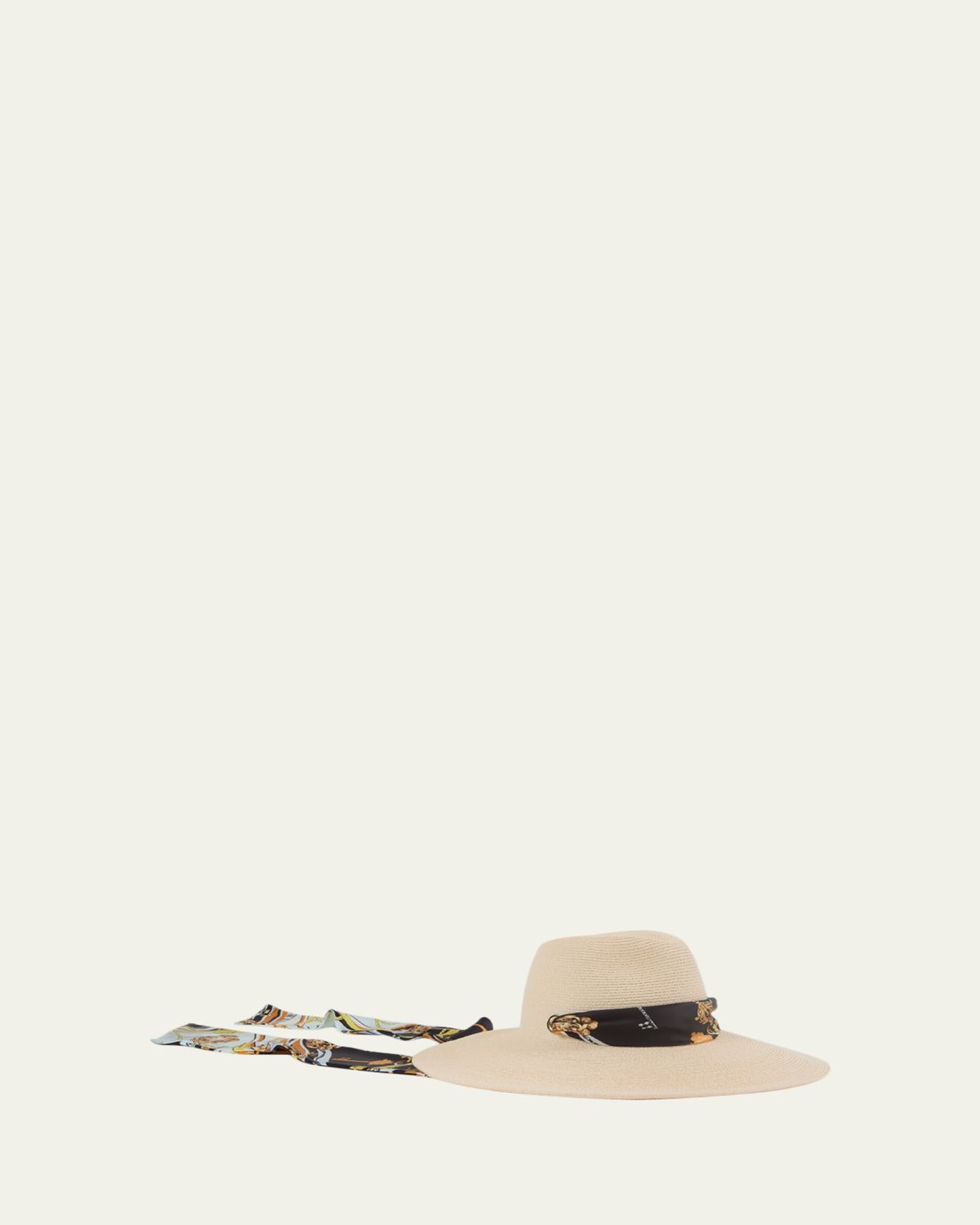 Eugenia Kim Cassidy Sun Hat with Satin Scarf