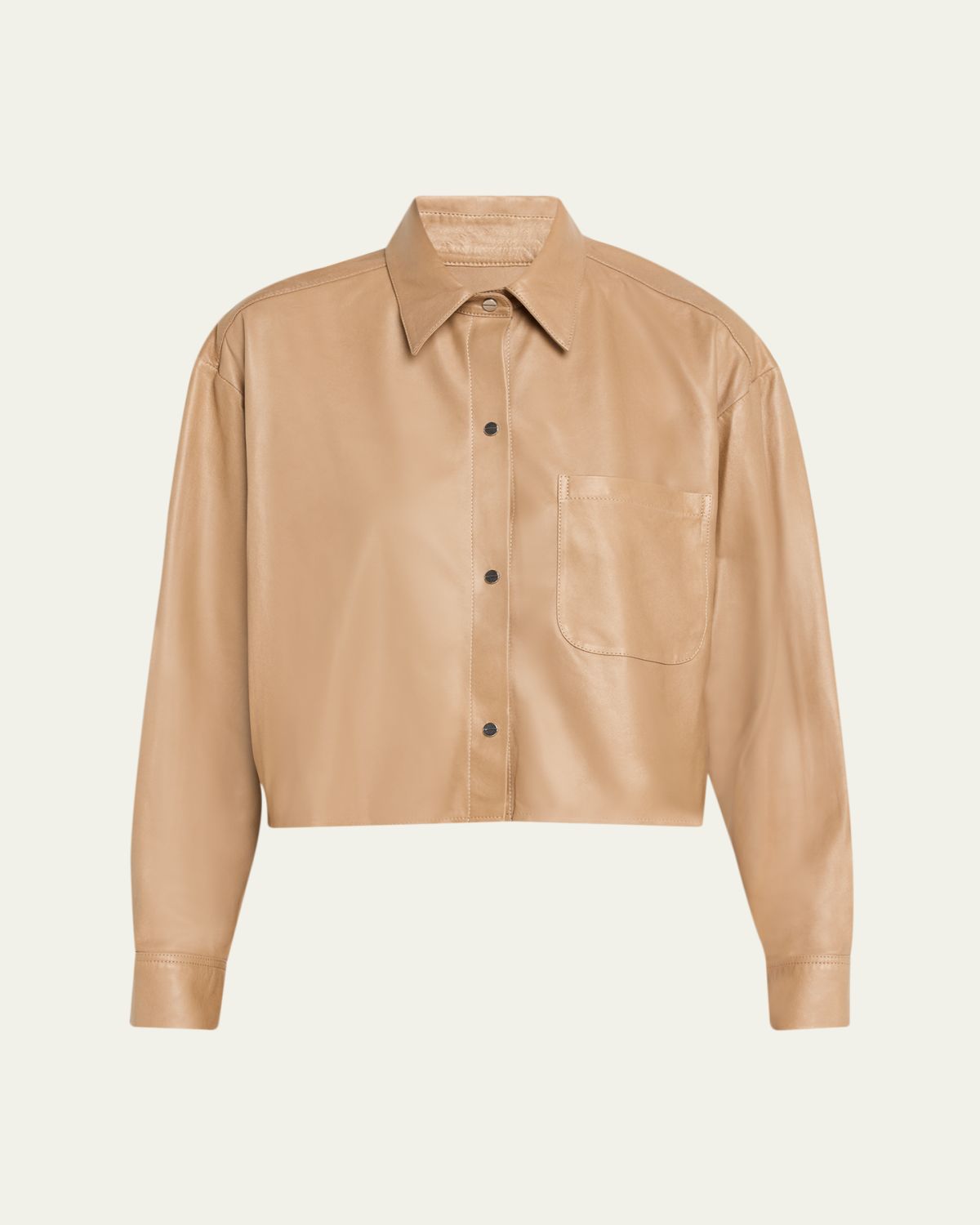 TWP Little Big Joe Shirt in Leather