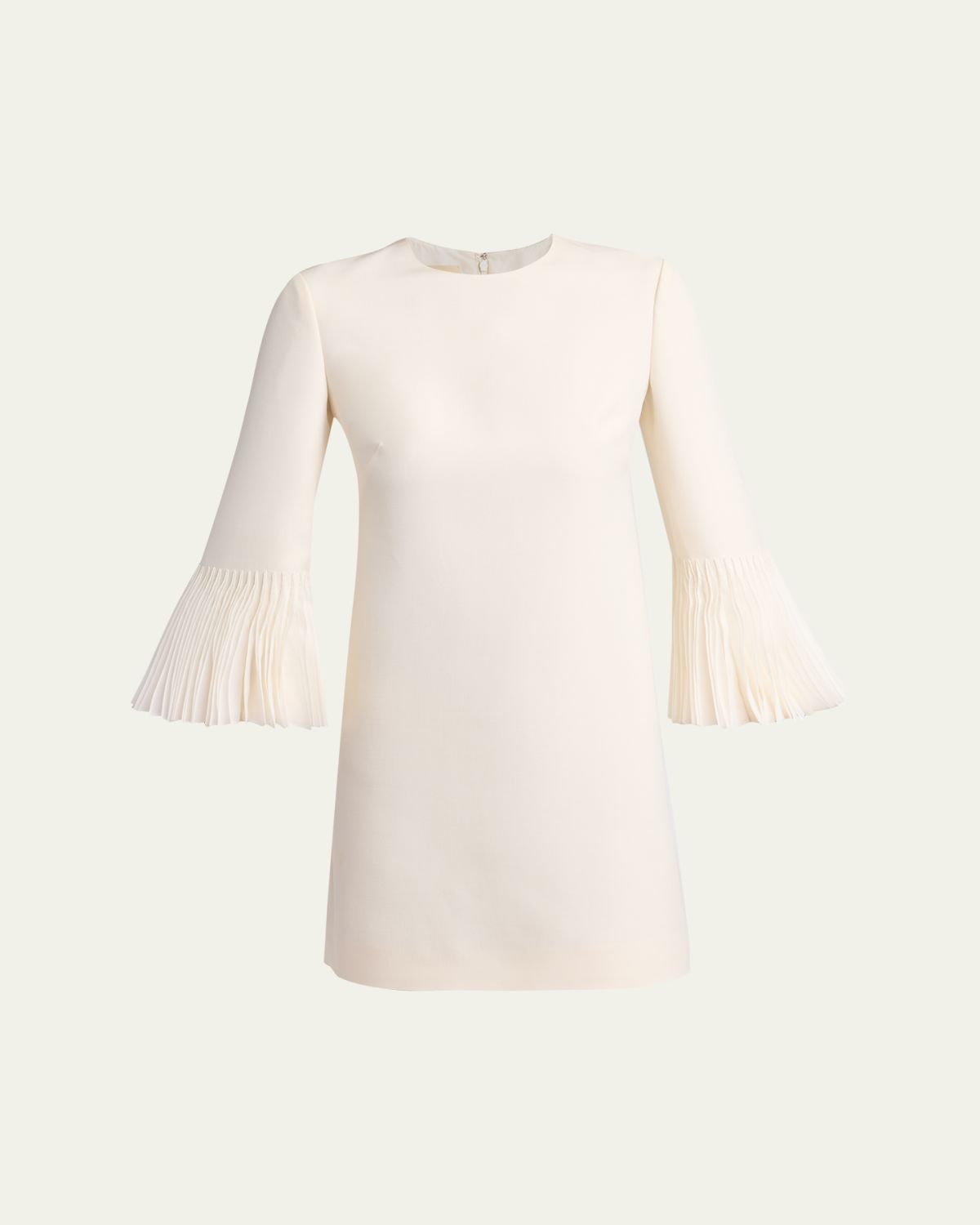 Valentino Garavani Embroidered Bell-Sleeve Mini Dress