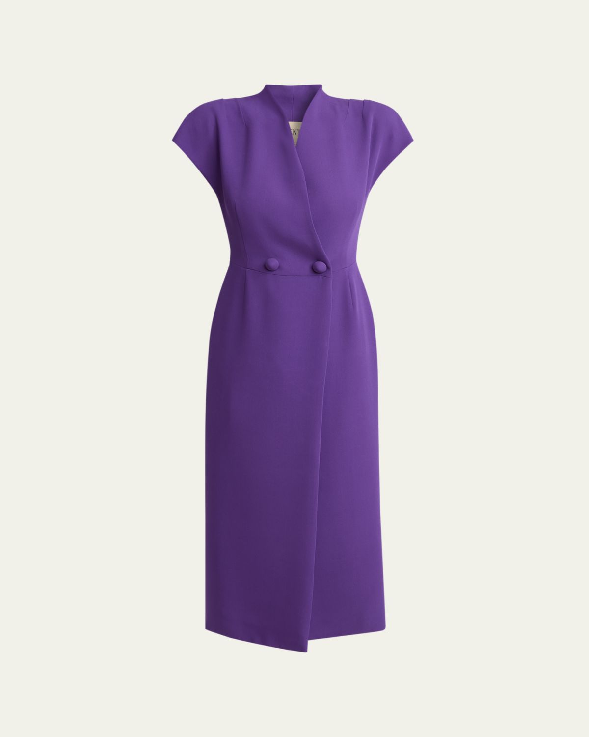 Valentino Garavani Double-Breasted Midi Dress