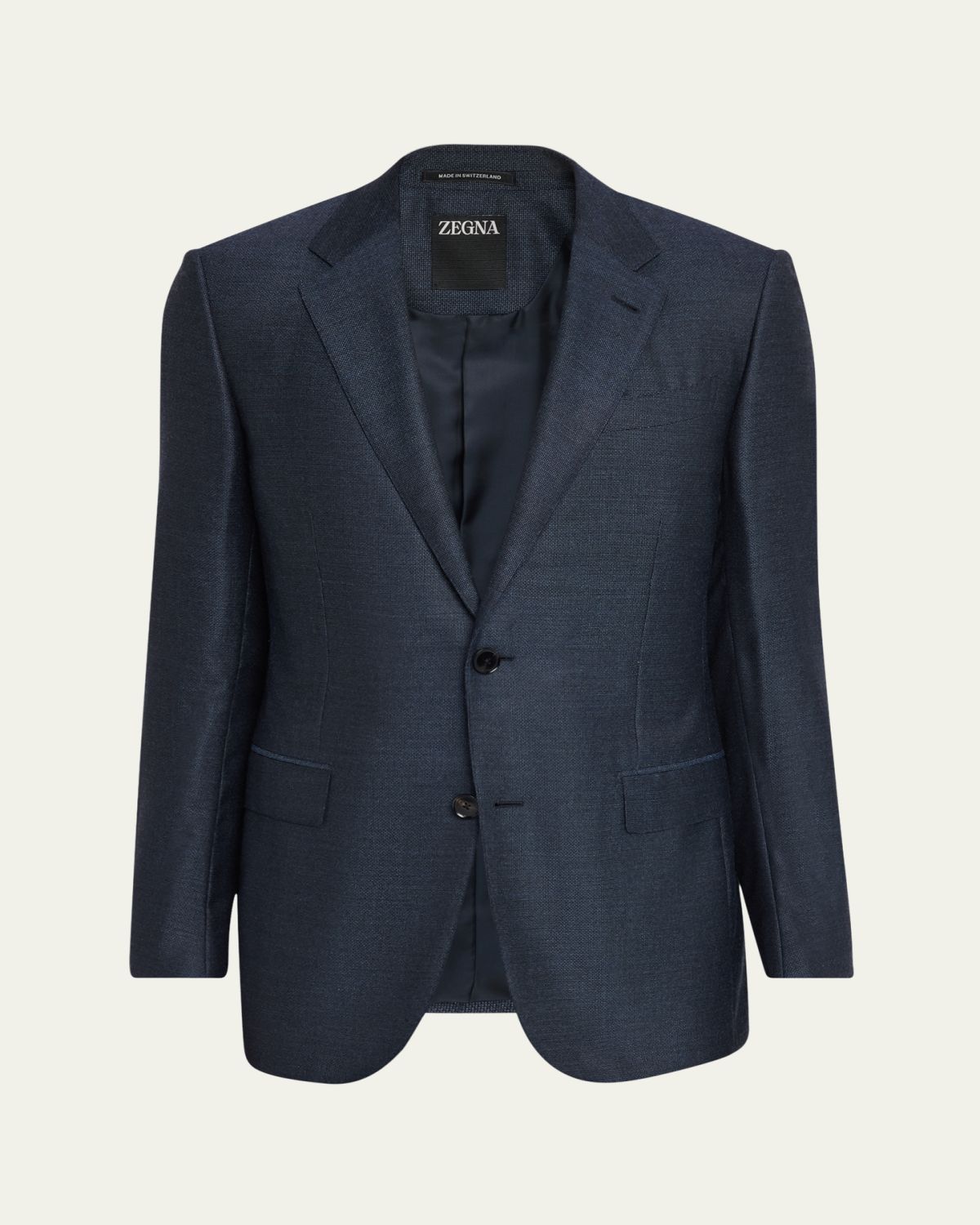 ZEGNA Men's Micro-Woven Cashmere and Silk Two-Button Sport Coat | Thumbnail 6 ZEGNA Men's Micro-Woven Cashmere and Silk Two-Button Sport Coat | Thumbnail 6
