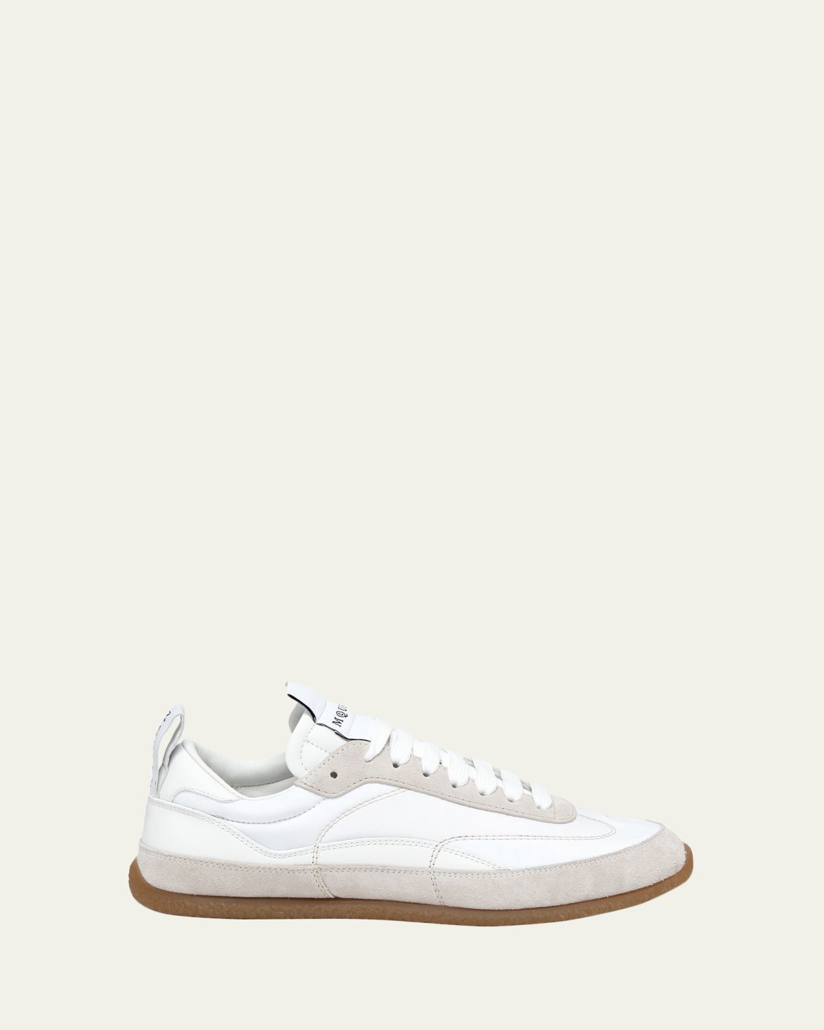 McQueen Men's EC1 Suede and Nylon Low-Top Trainers