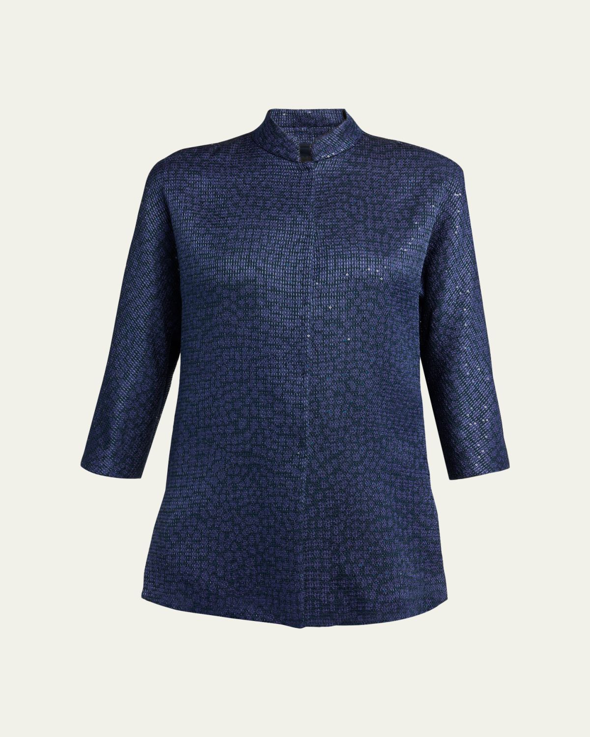 Giorgio Armani Sequined Single-Breasted Blazer