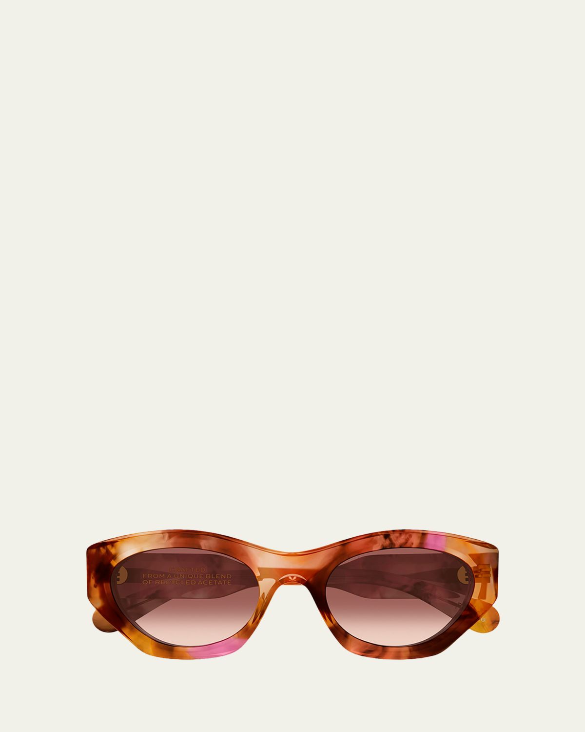 Chloe Gayia 53mm Acetate Cat-Eye Sunglasses