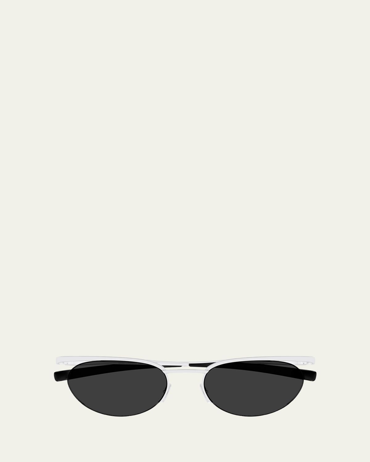 Saint Laurent 54mm Metal Aviator Sunglasses