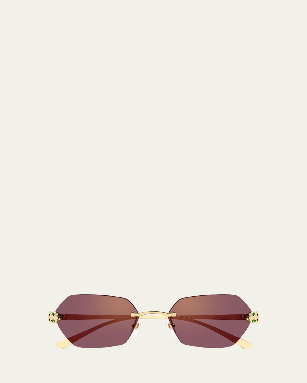 Cartier Panthère de  55mm Geometric Sunglasses