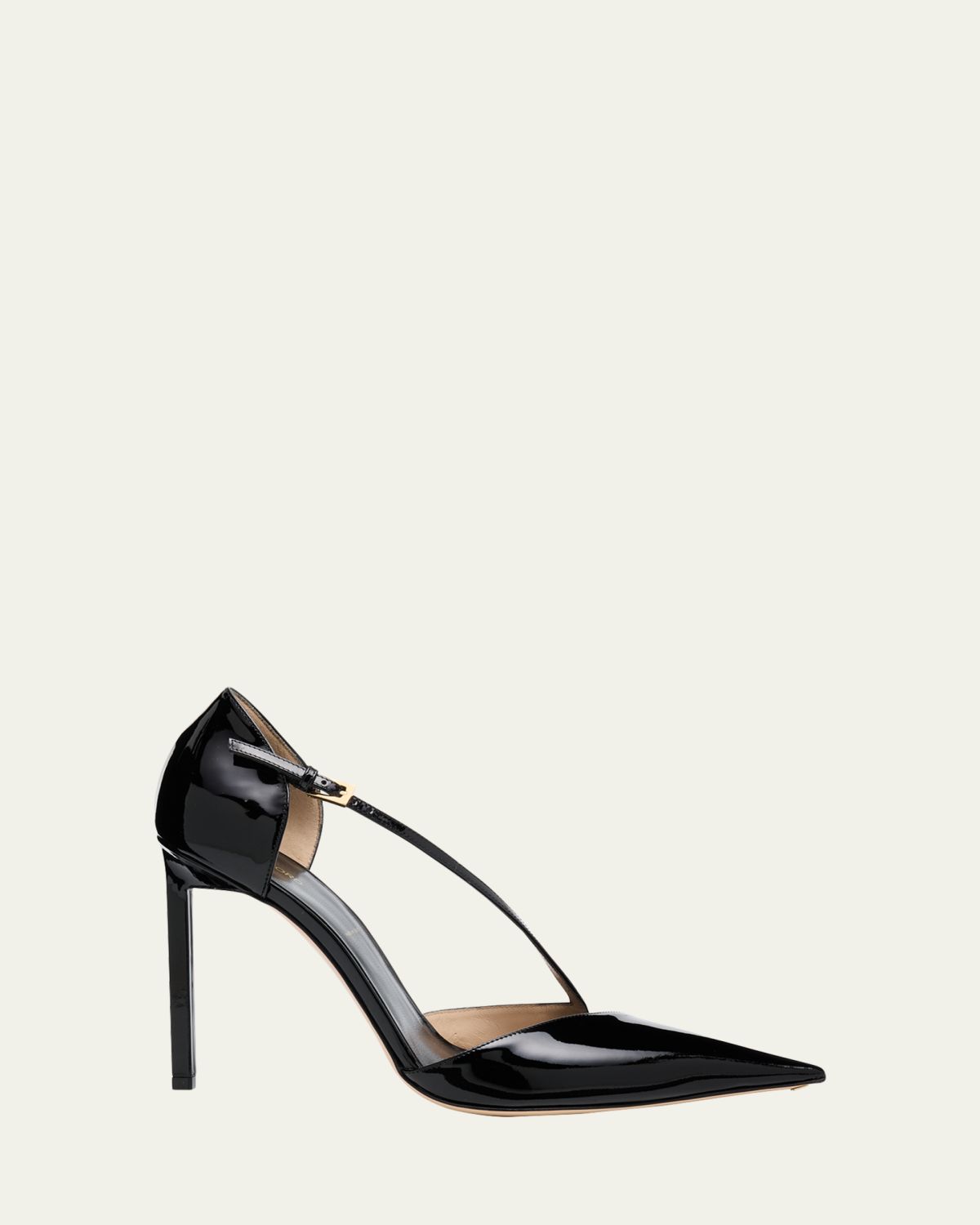 TOM FORD 100mm Queen Anne Patent Leather Pumps