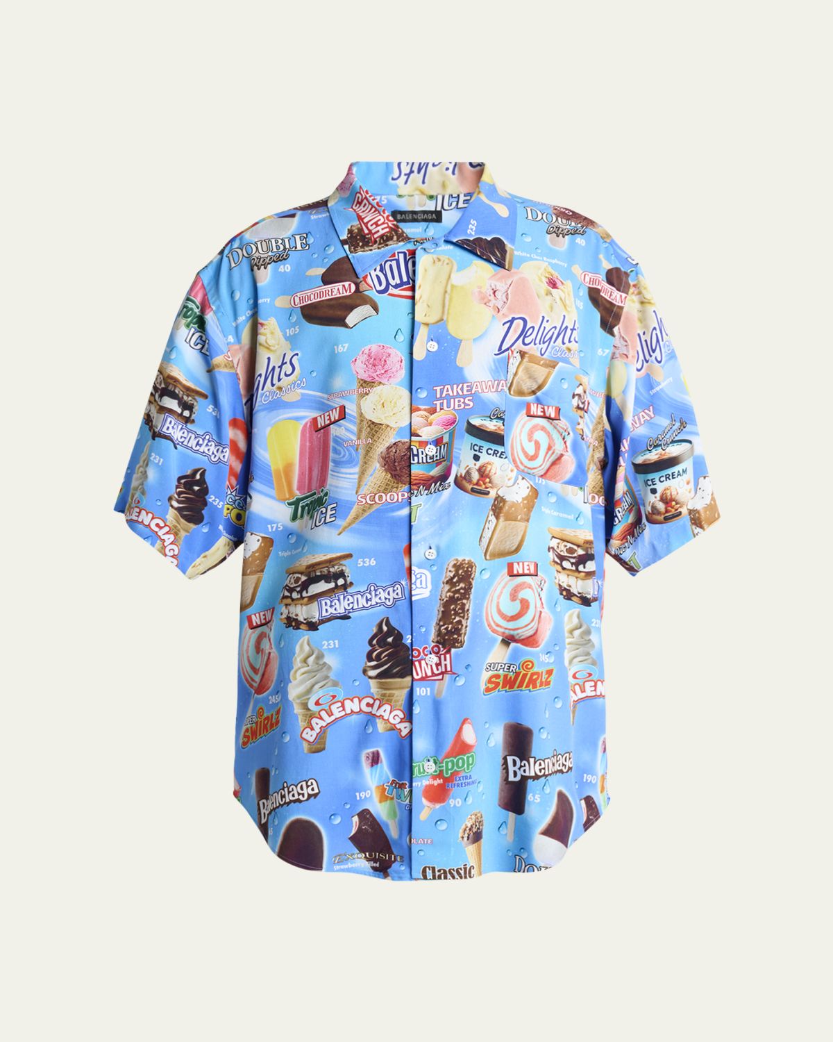 Balenciaga Men's Sweet Treat Short-Sleeve Shirt