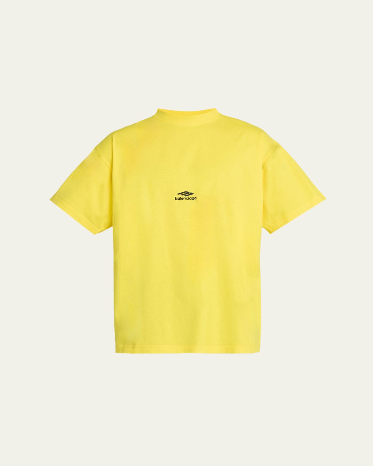 Balenciaga Men's 3B Logo Oversized T-Shirt