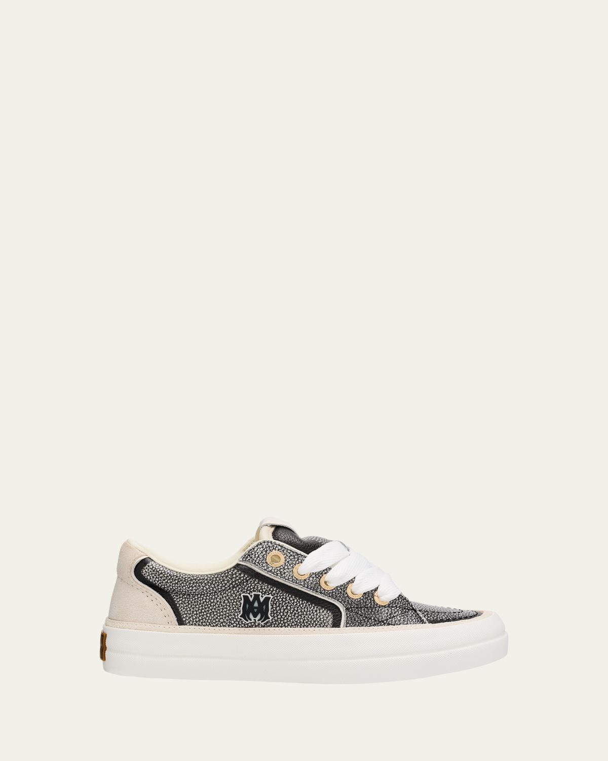 Amiri Men's Pebbled Sunset Grained Leather Low-Top Sneakers