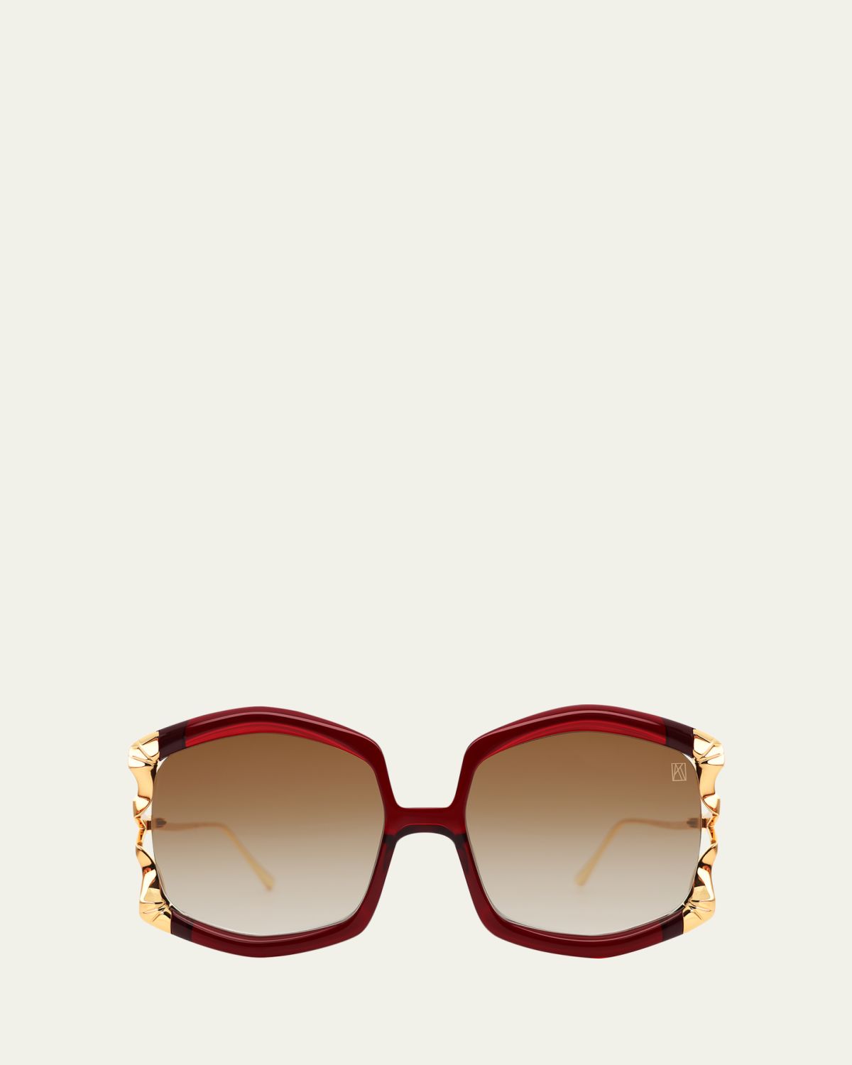 Anna-Karin Karlsson La Vie En Rose Square Sunglasses