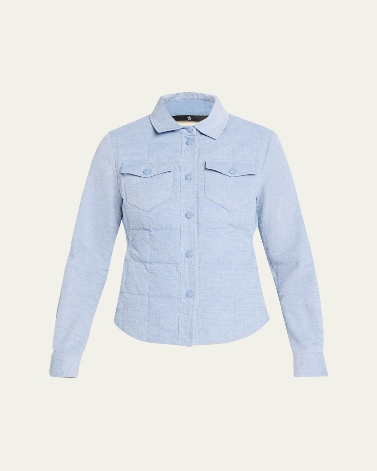 Moncler Nangy Corduroy Down Shirt Jacket