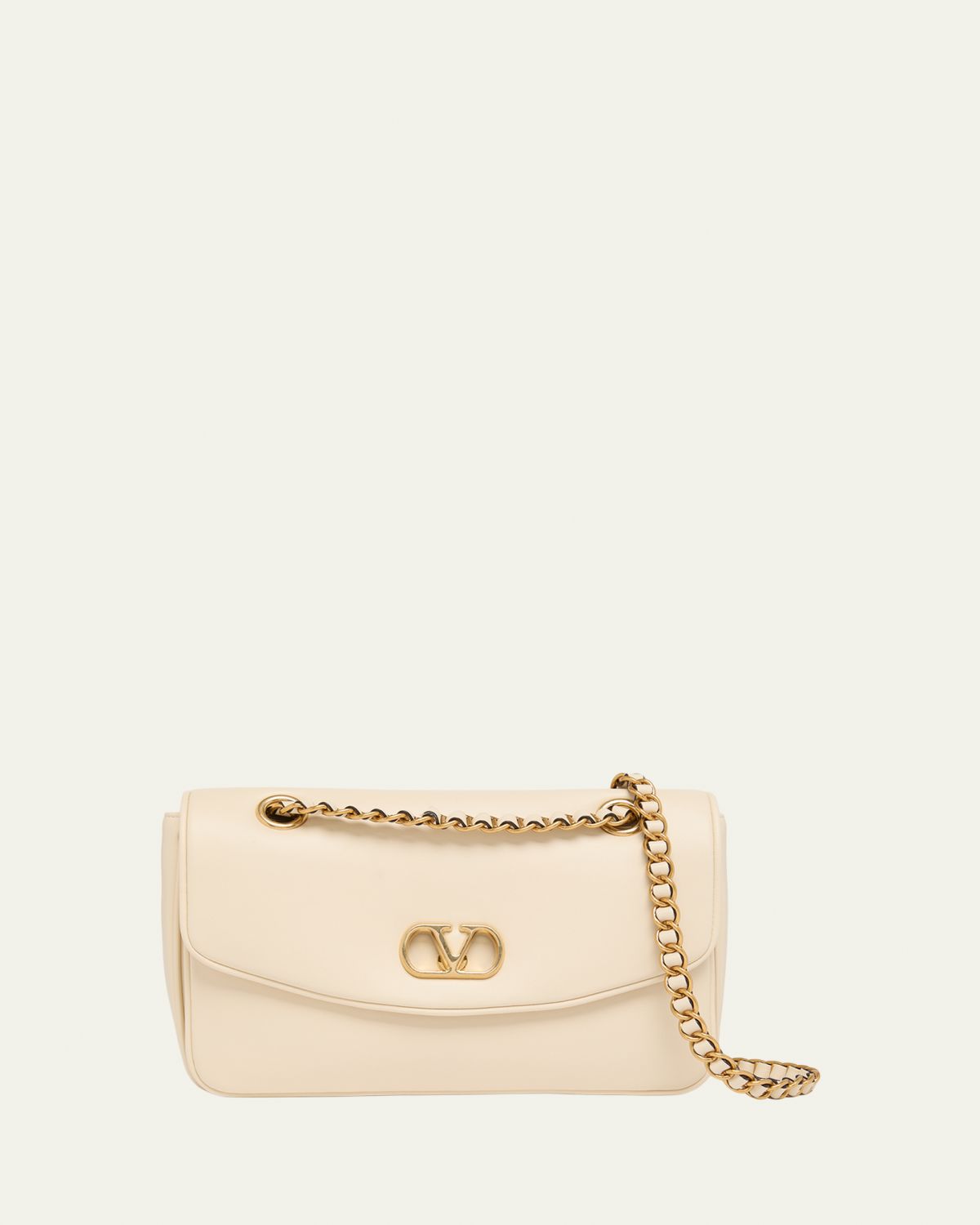 Valentino Garavani Medium Leather VLogo Shoulder Bag