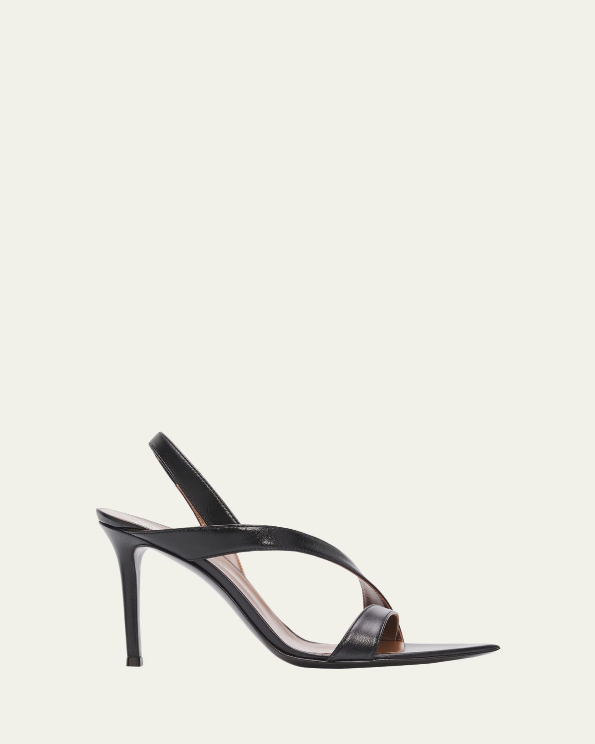 Giuseppe Zanotti 90mm Leather Pointed-Toe Sandals