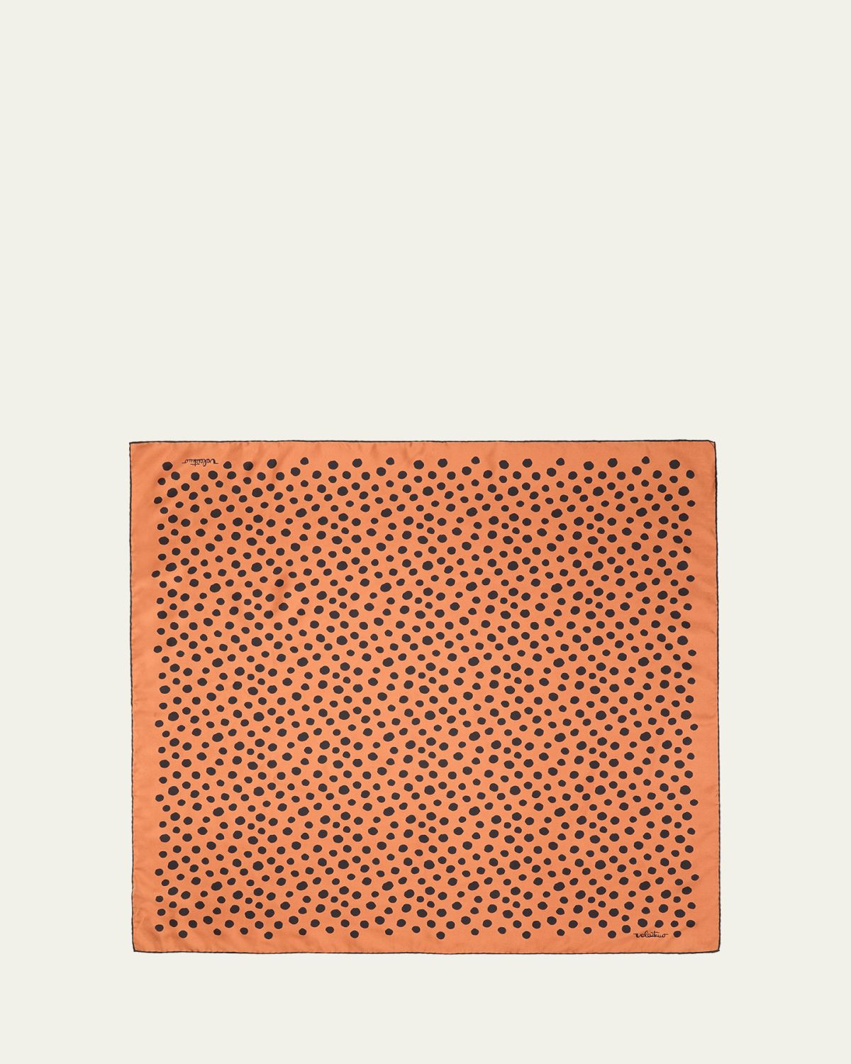 Valentino Garavani Dalmatian Polka-Dot Silk Scarf