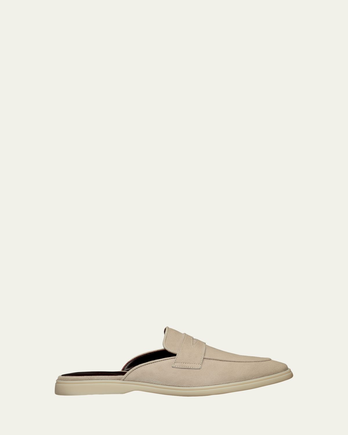 Bougeotte Suede Loafer Mules