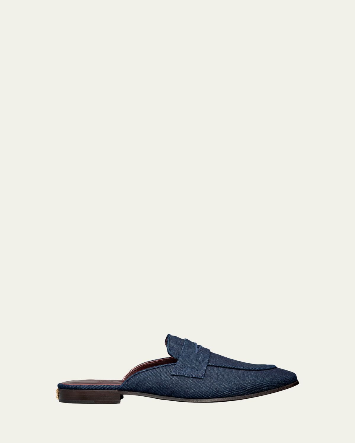 Bougeotte Denim Loafer Mules