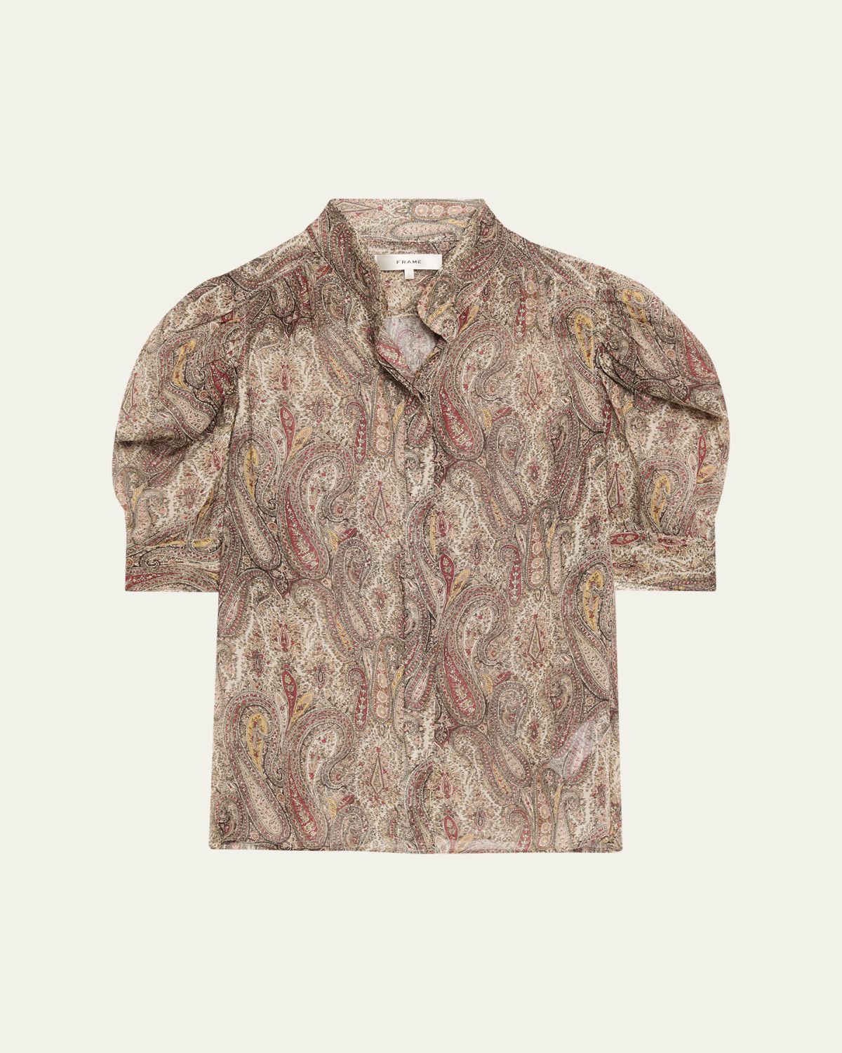 FRAME The Paisley Gillian Blouse