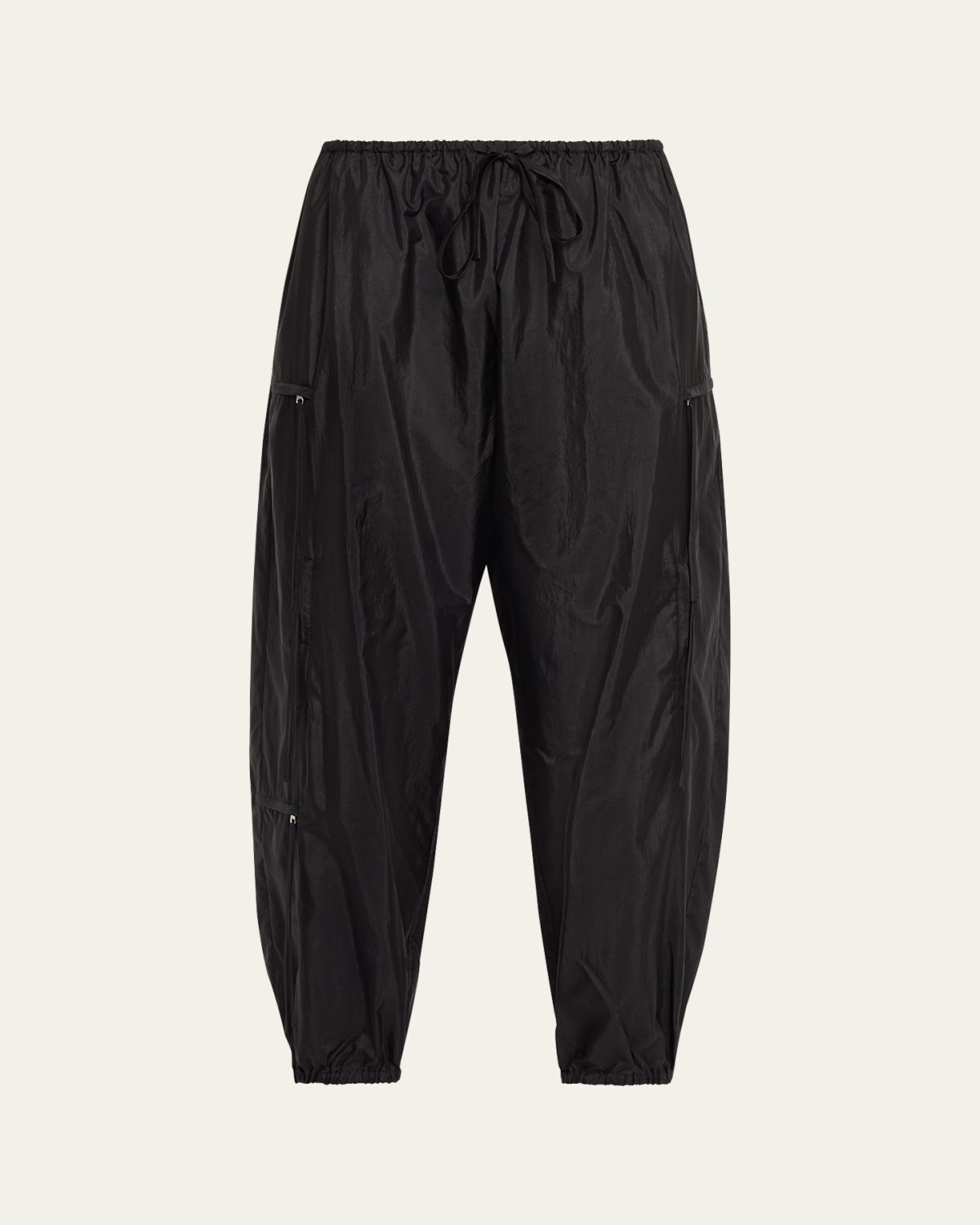 Brandon Maxwell Scout Drawstring Cargo Pants