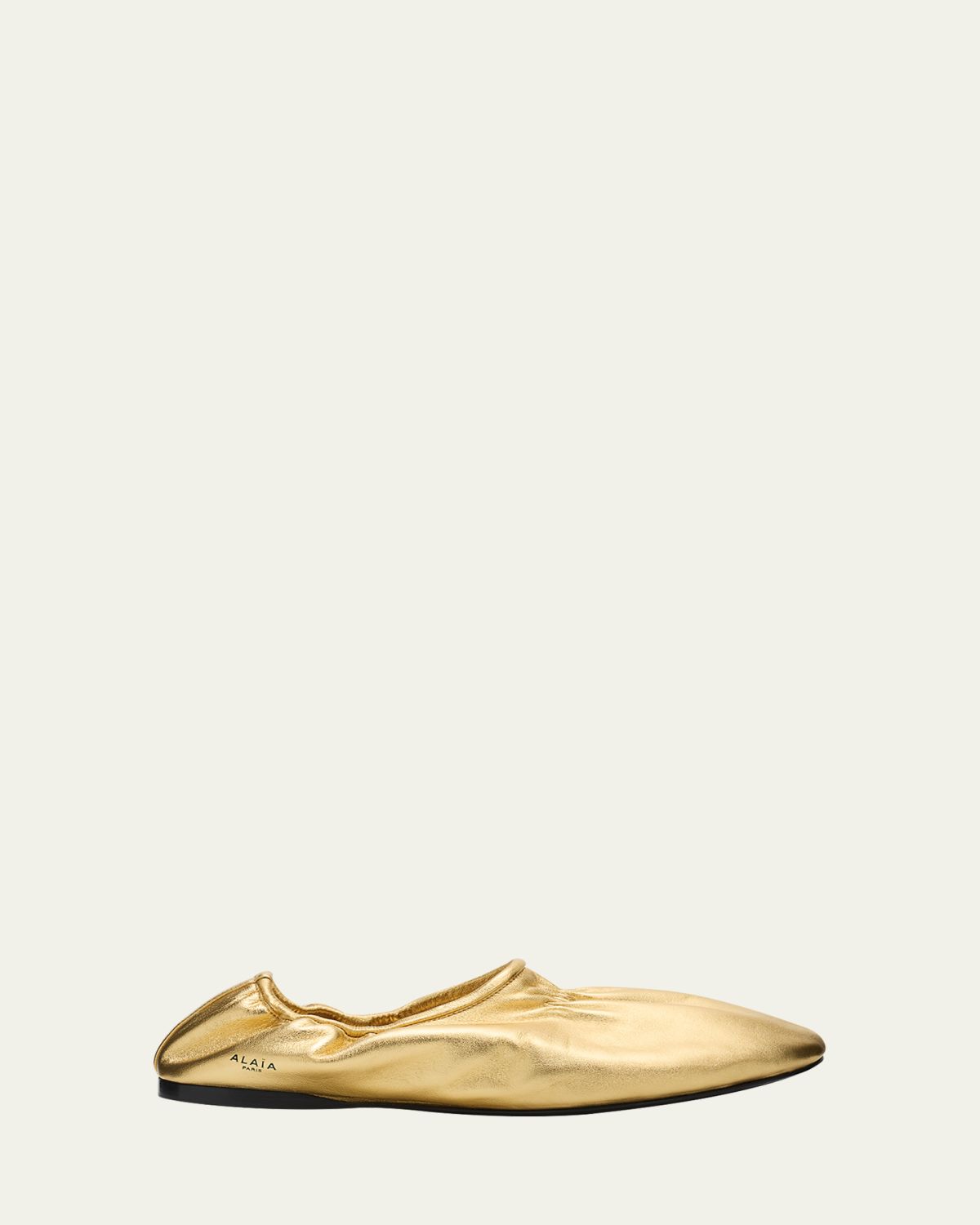 ALAÏA Metallic Laminated Leather Ballerina Flats | Thumbnail 6 ALAÏA Metallic Laminated Leather Ballerina Flats | Thumbnail 6