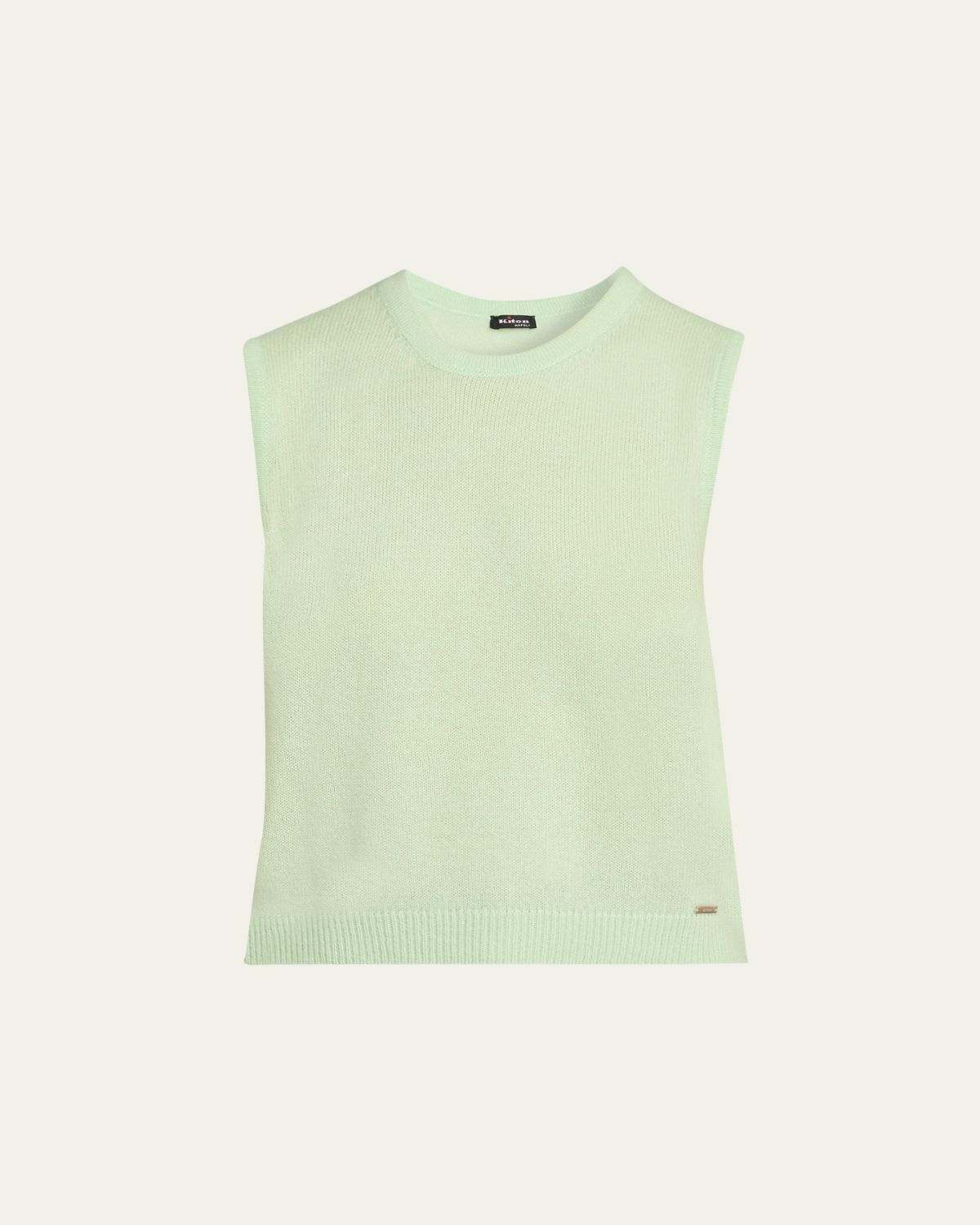 Kiton Sleeveless Cashmere Crewneck Sweater