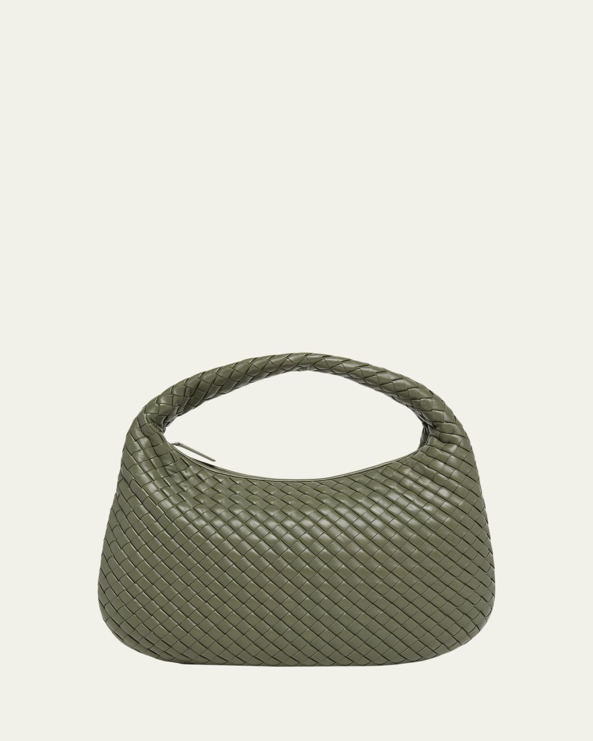 Bottega Veneta Veneta Medium Leather Hobo Bag