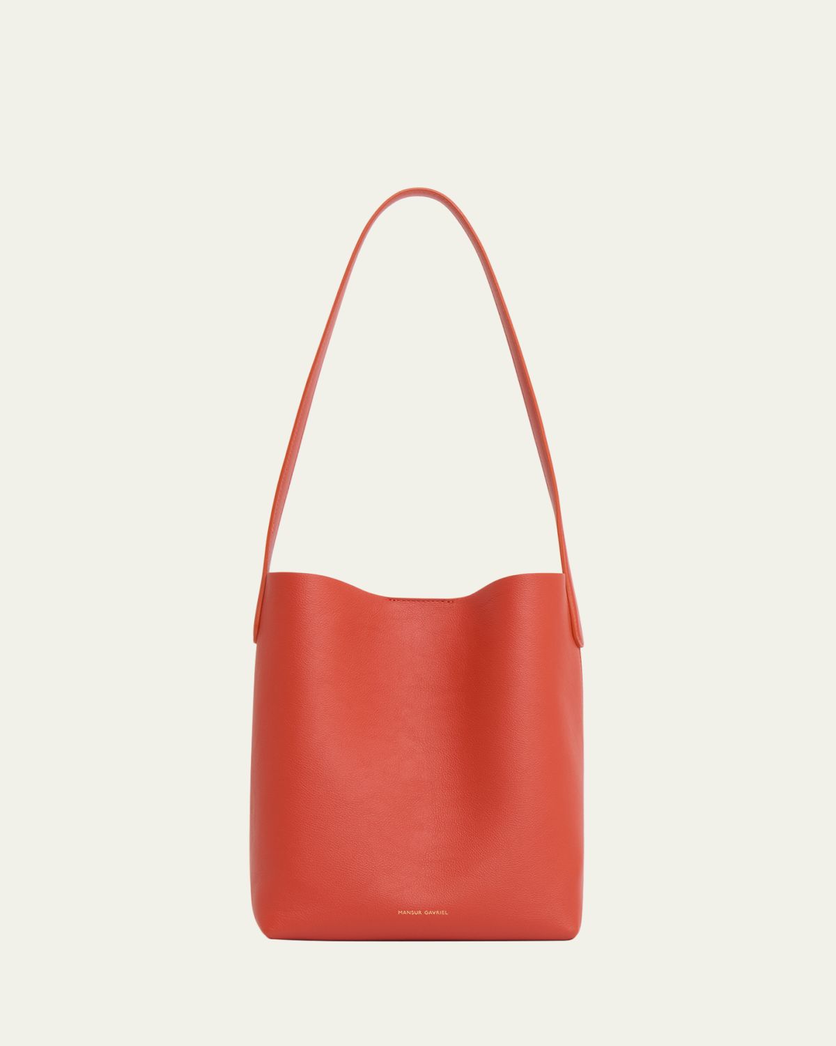 Mansur Gavriel Small Everyday Cabas Leather Shoulder Bag