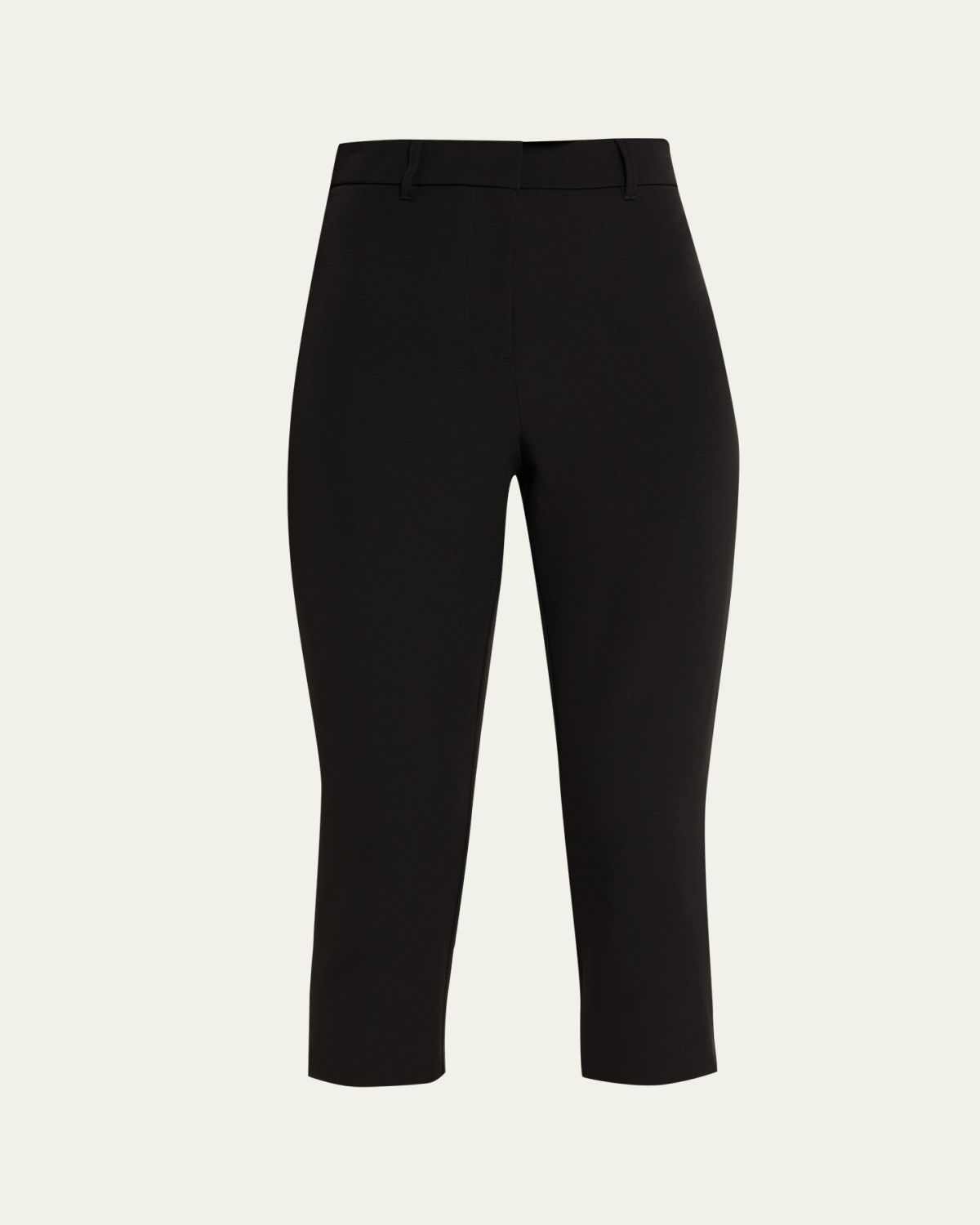 Ronny Kobo Andrew Zip-Hem Ponte Capri Pants