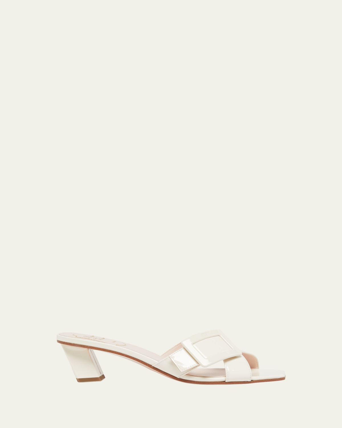 Roger Vivier Belle Vivier Cross-Strap Leather Sandals