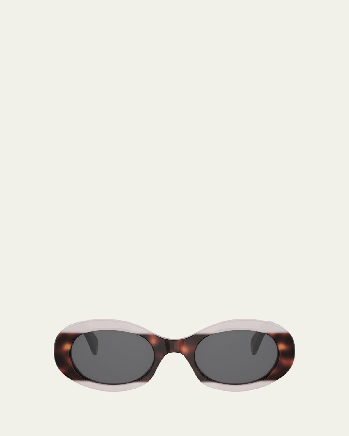 Celine Triomphe 01 Oval Acetate Sunglasses