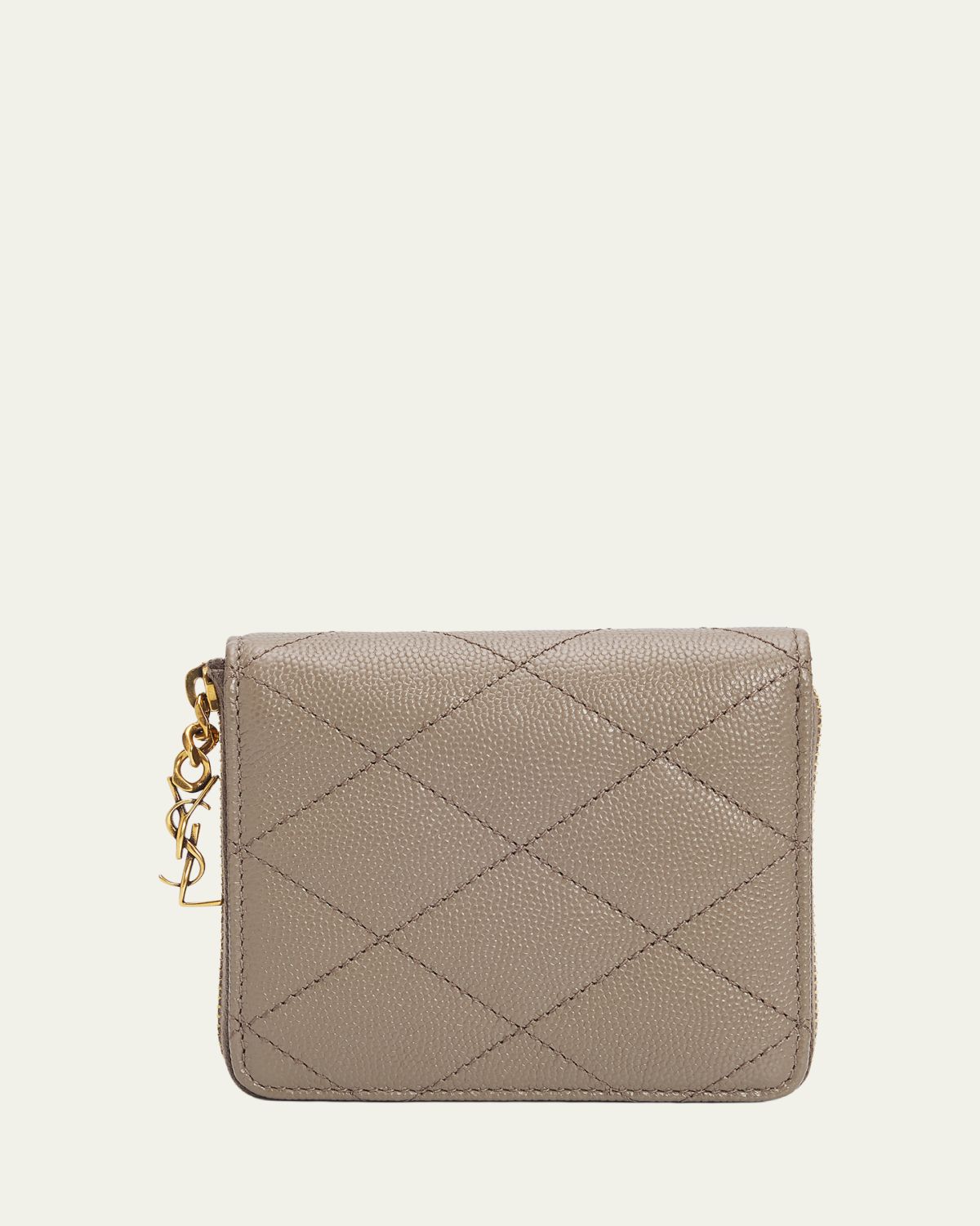 Saint Laurent Cassandre YSL Quilted Leather Wallet | Thumbnail 5