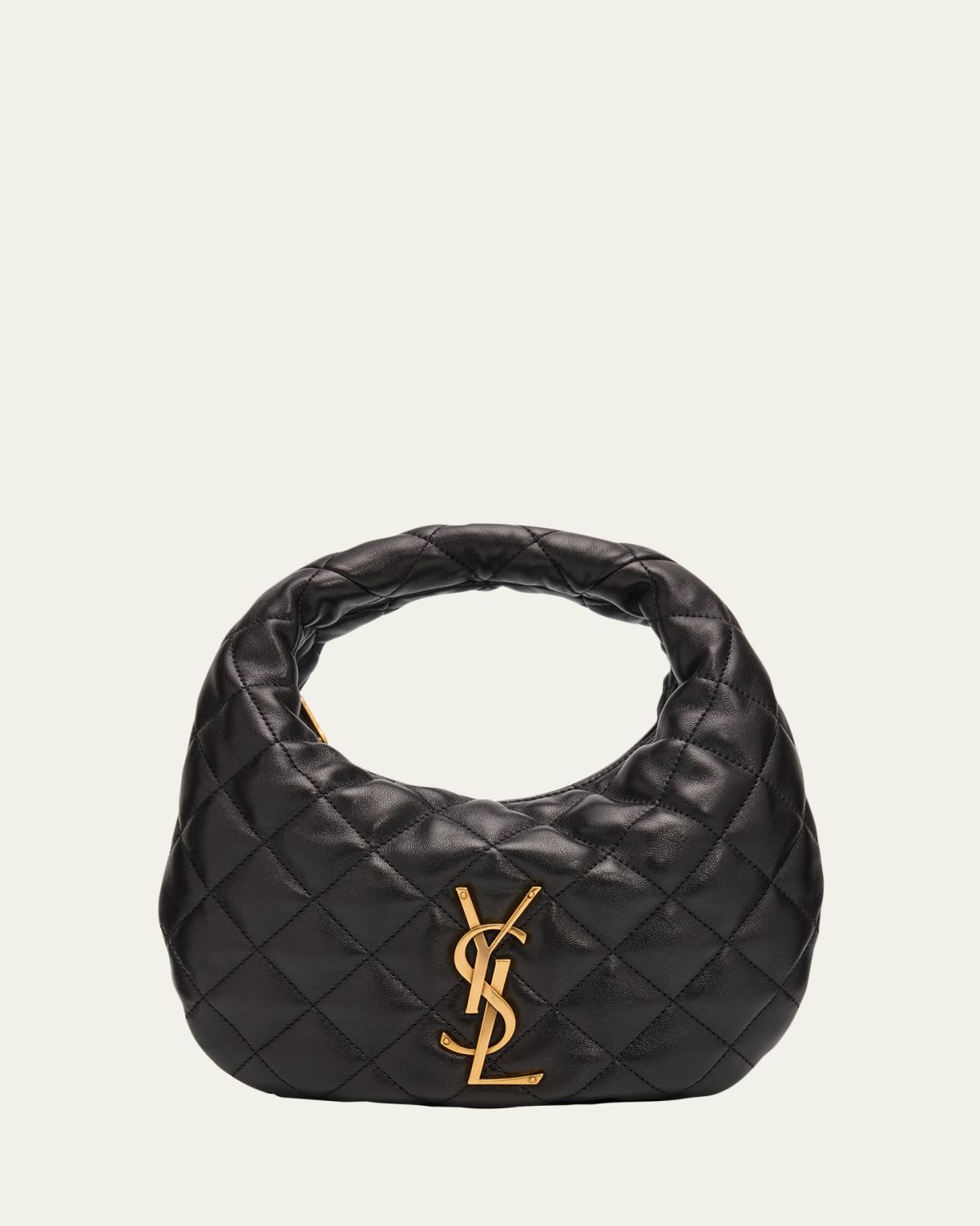 Saint Laurent Icarino Baby YSL Quilted Leather Hobo Bag | Thumbnail 10 Saint Laurent Icarino Baby YSL Quilted Leather Hobo Bag | Thumbnail 10