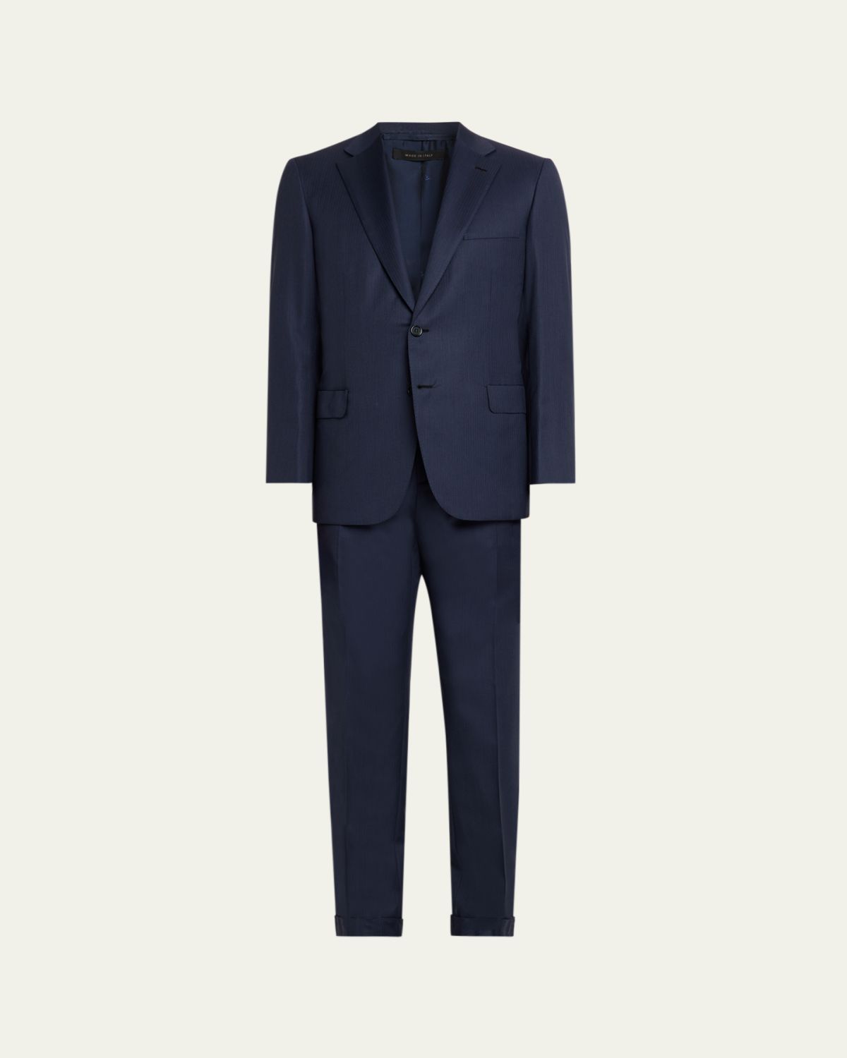 Brioni Men 's Wool Micro-Herringbone Two-Piece Suit