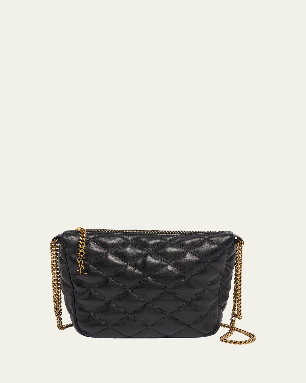 Saint Laurent Cassandre YSL Quilted Leather Shoulder Bag