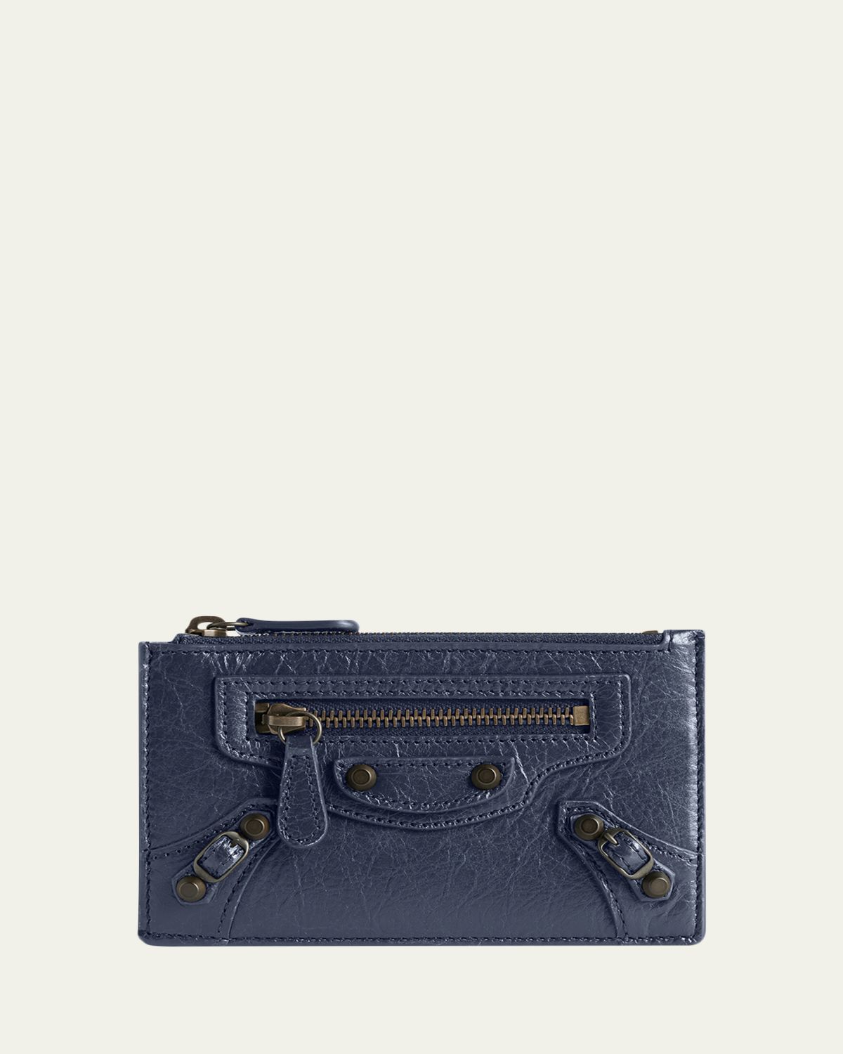 Balenciaga Le City Arena Leather Card Holder