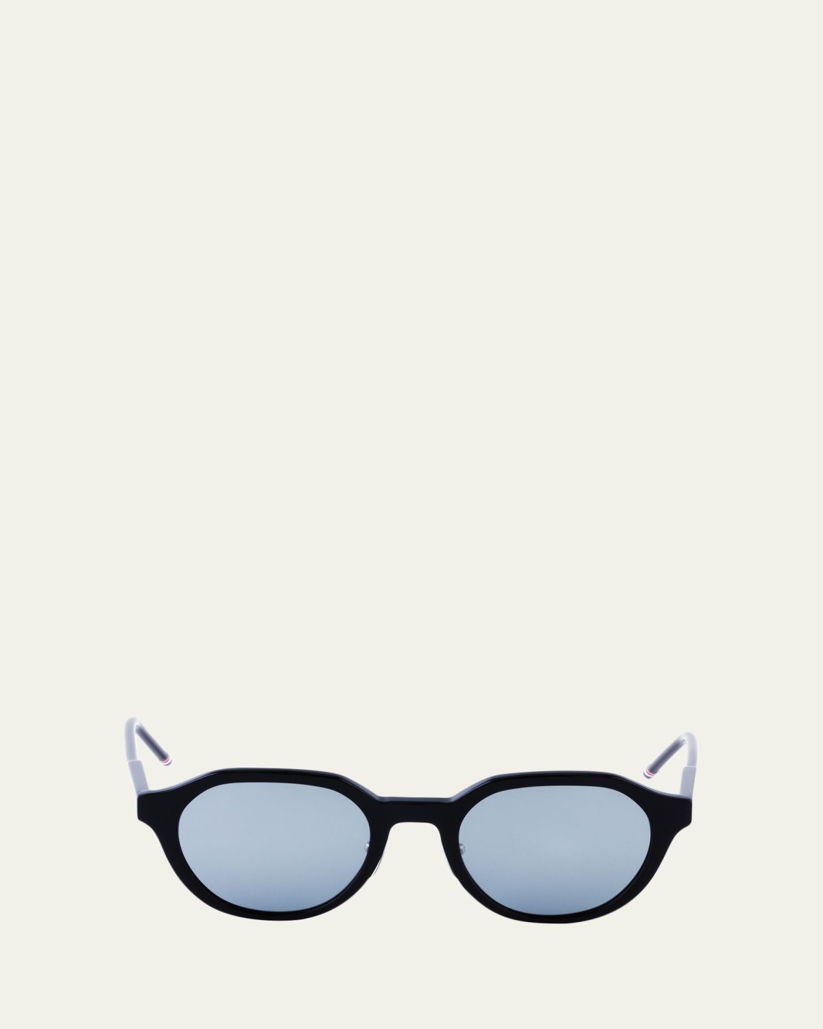 Thom Browne Men's Acetate and Titanium Oval Sunglasses