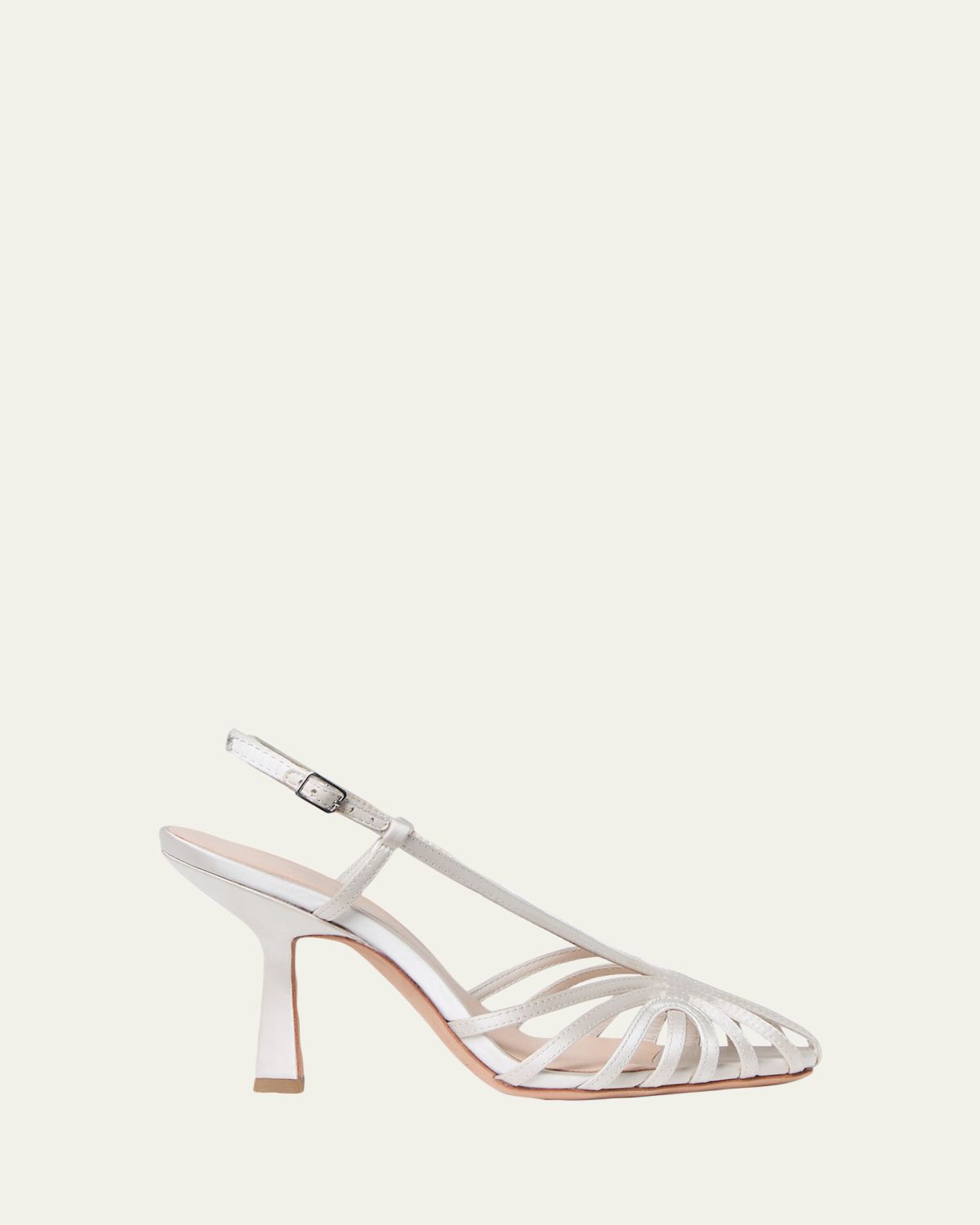 Loeffler Randall 70mm Alexandra Lattice Leather Pumps