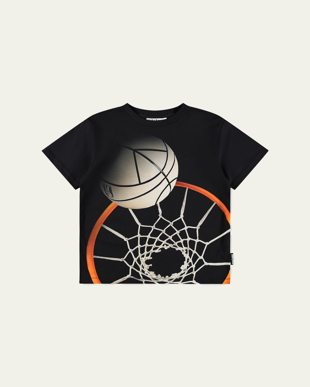 Molo Boy 's Riley Basketball-Print Short-Sleeve T-Shirt