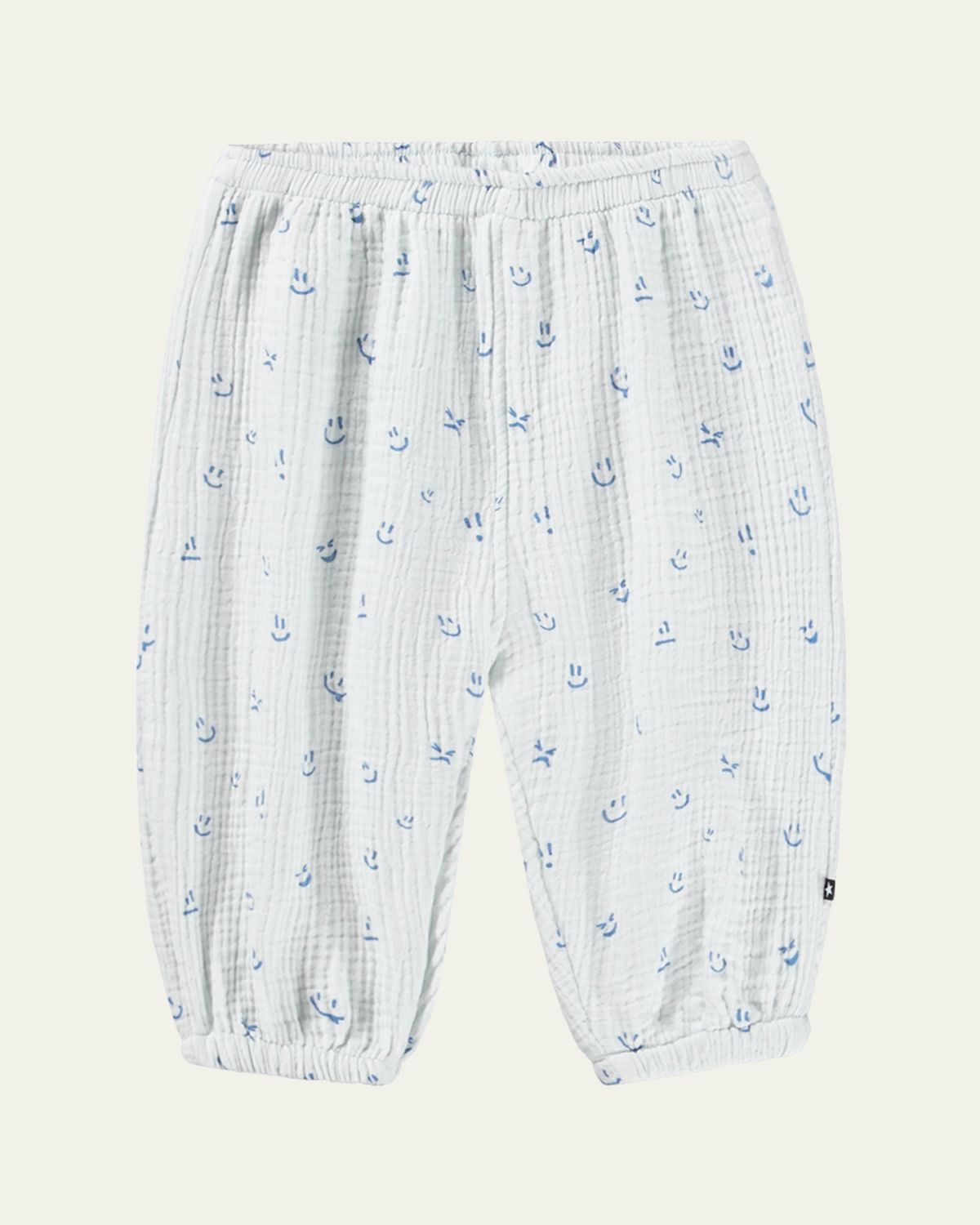 Molo Boy 's Serene Printed Organic Cotton Pants, Size 6M-4